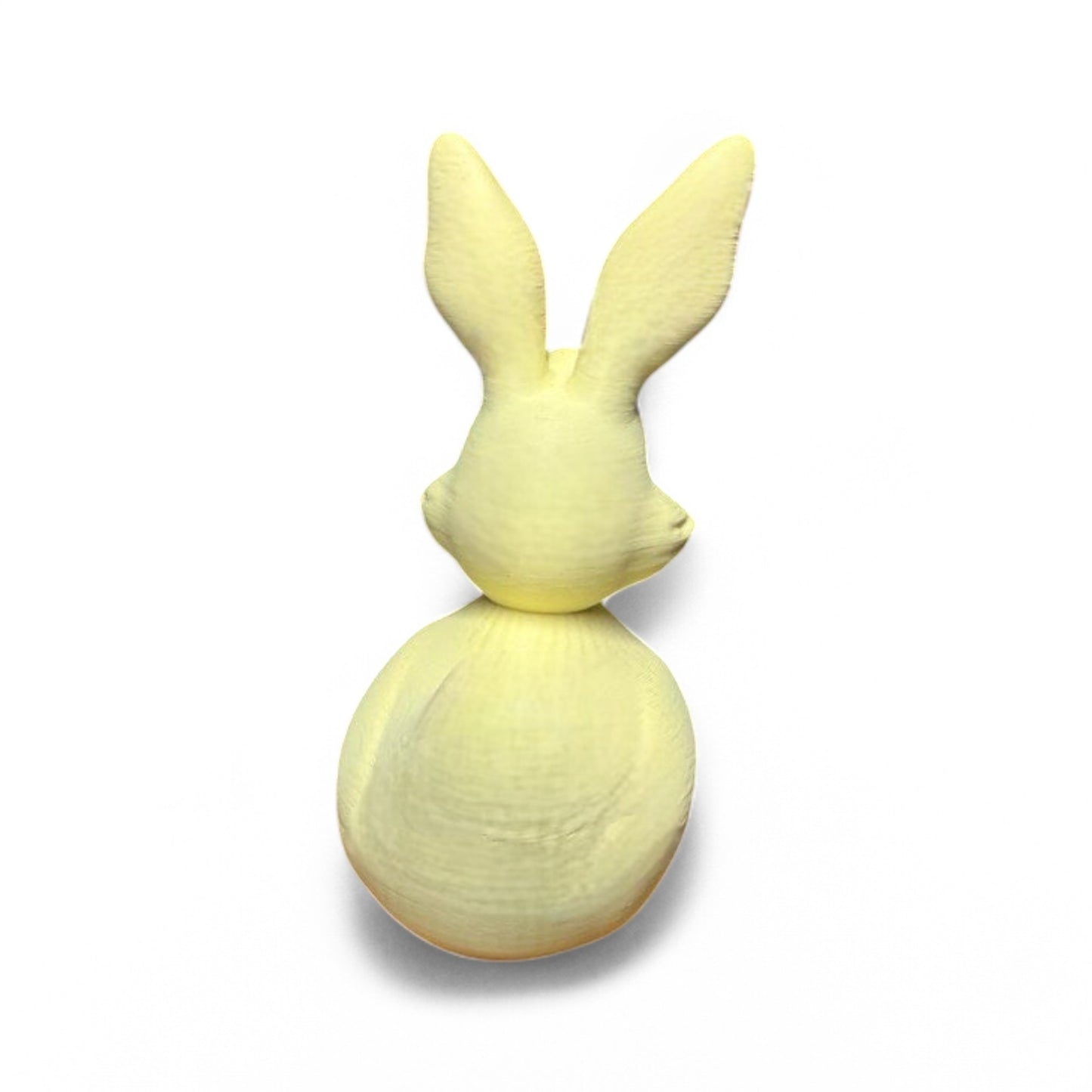 Yellow Rabbit Duck – 3D-Printed Bunny Duck with Ears, Tail & Spring Vibes 3D-Printed Duck - Jeep Accessory - Rubber Duck - Great for ducking