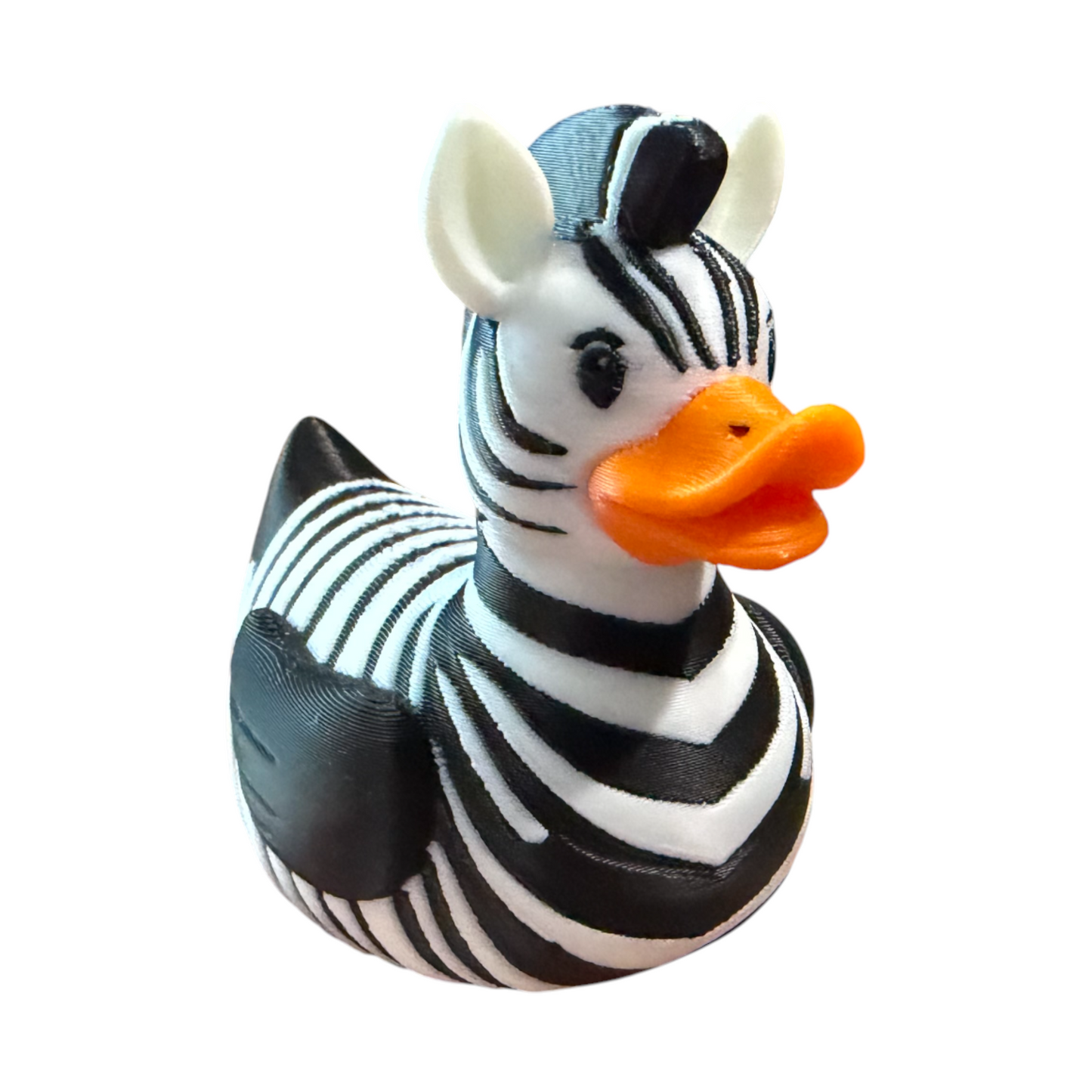 Zebra Duck – Safari Animal Duck Collectible for Jeep Ducking and Gifts 3D-Printed Duck - Jeep Accessory - Rubber Duck - Great for ducking