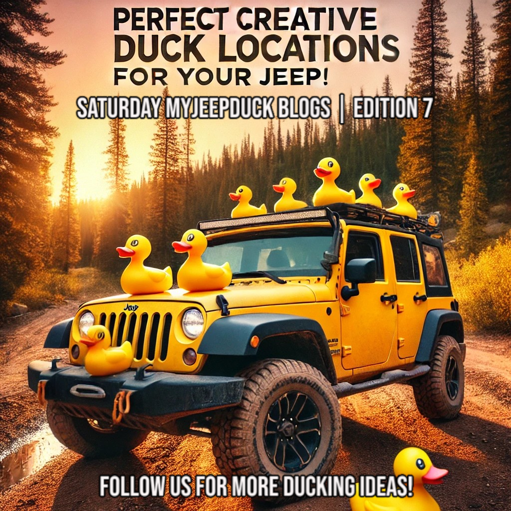 Placing a Jeep Duck: Creative Locations on the Jeep - myJeepDuck