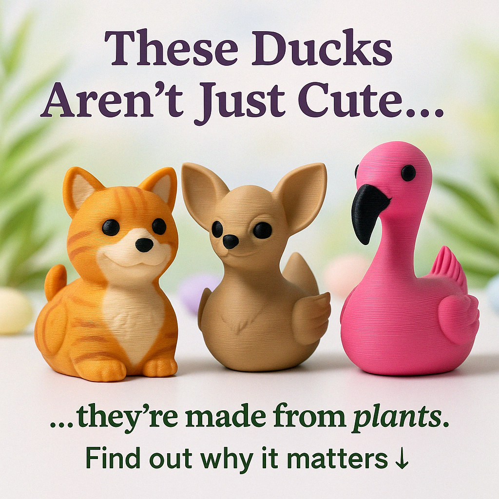 Why PLA Ducks Are Better for the Planet