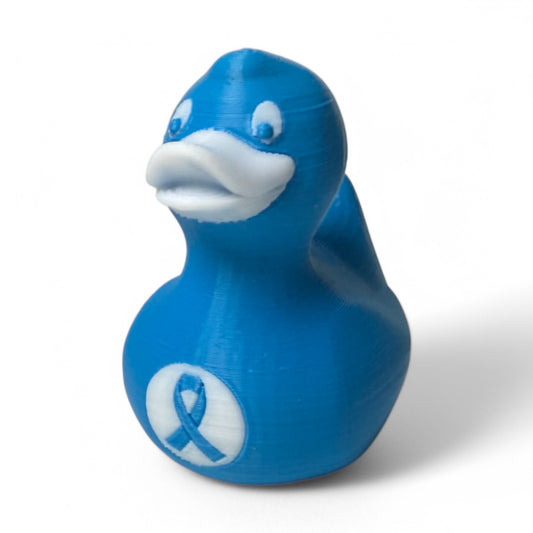 ALS Awareness Duck | Ducks For A Cause | Survivor Duck 3D-Printed Duck - Jeep Accessory - Rubber Duck - Great for ducking
