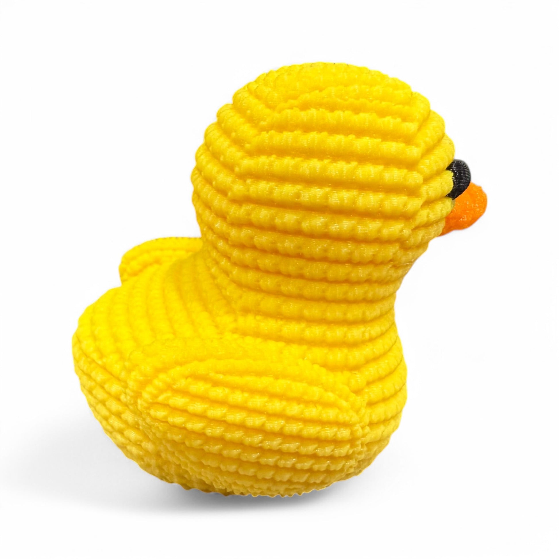 Adorable Knitted Duck 3D-Printed Duck - Jeep Accessory - Rubber Duck - Great for ducking