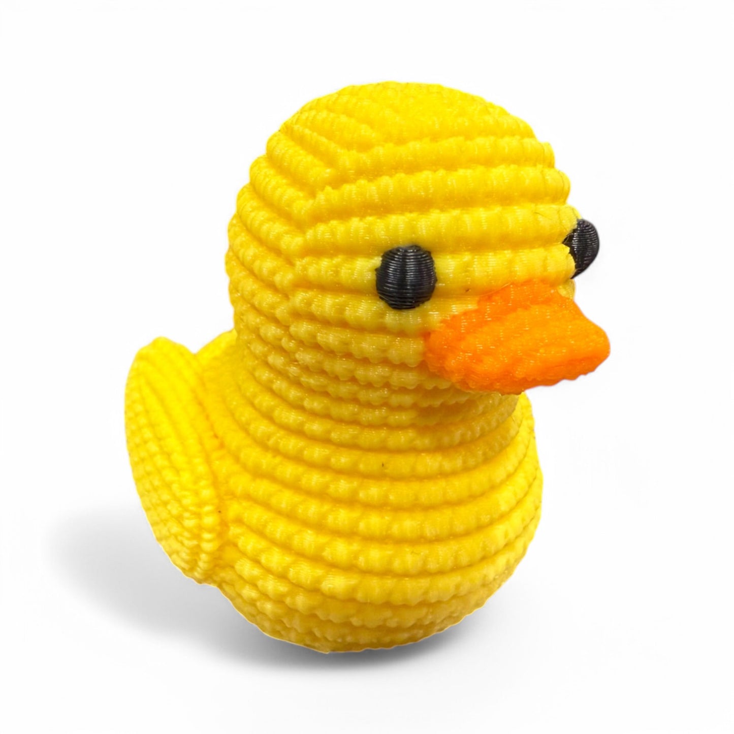Adorable Knitted Duck 3D-Printed Duck - Jeep Accessory - Rubber Duck - Great for ducking