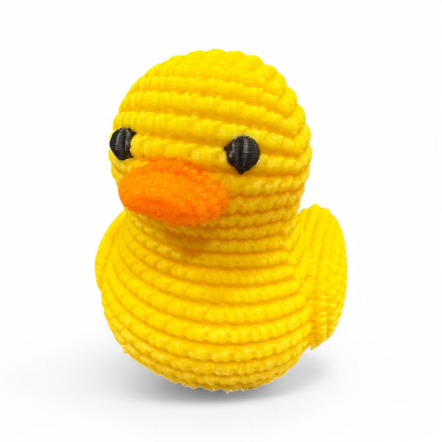 Adorable Knitted Duck 3D-Printed Duck - Jeep Accessory - Rubber Duck - Great for ducking