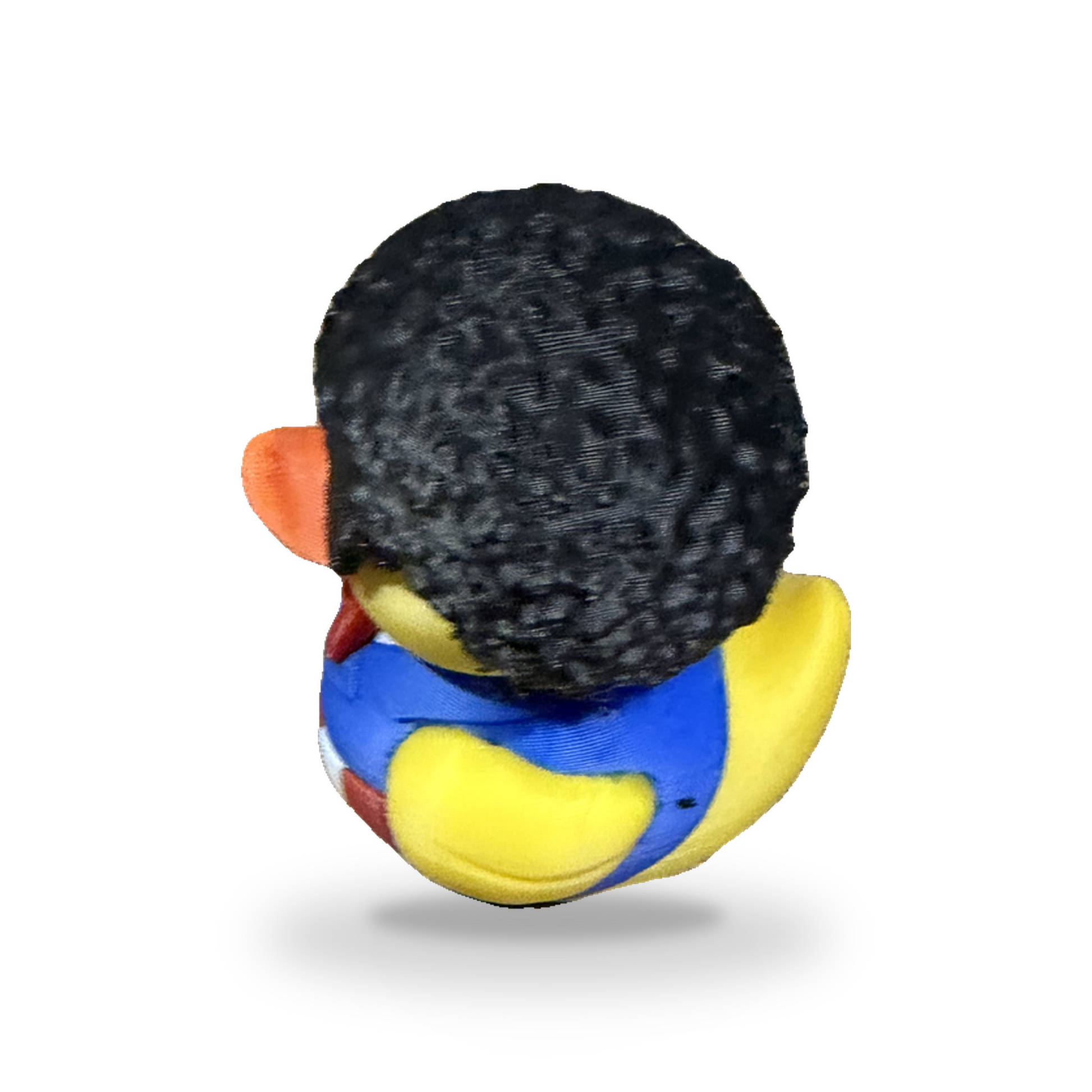 Afro American Patriot Duck - yellow 3D Printed Collectible Desk Decor Gift 3D-Printed Duck - Jeep Accessory - Rubber Duck - Great for ducking