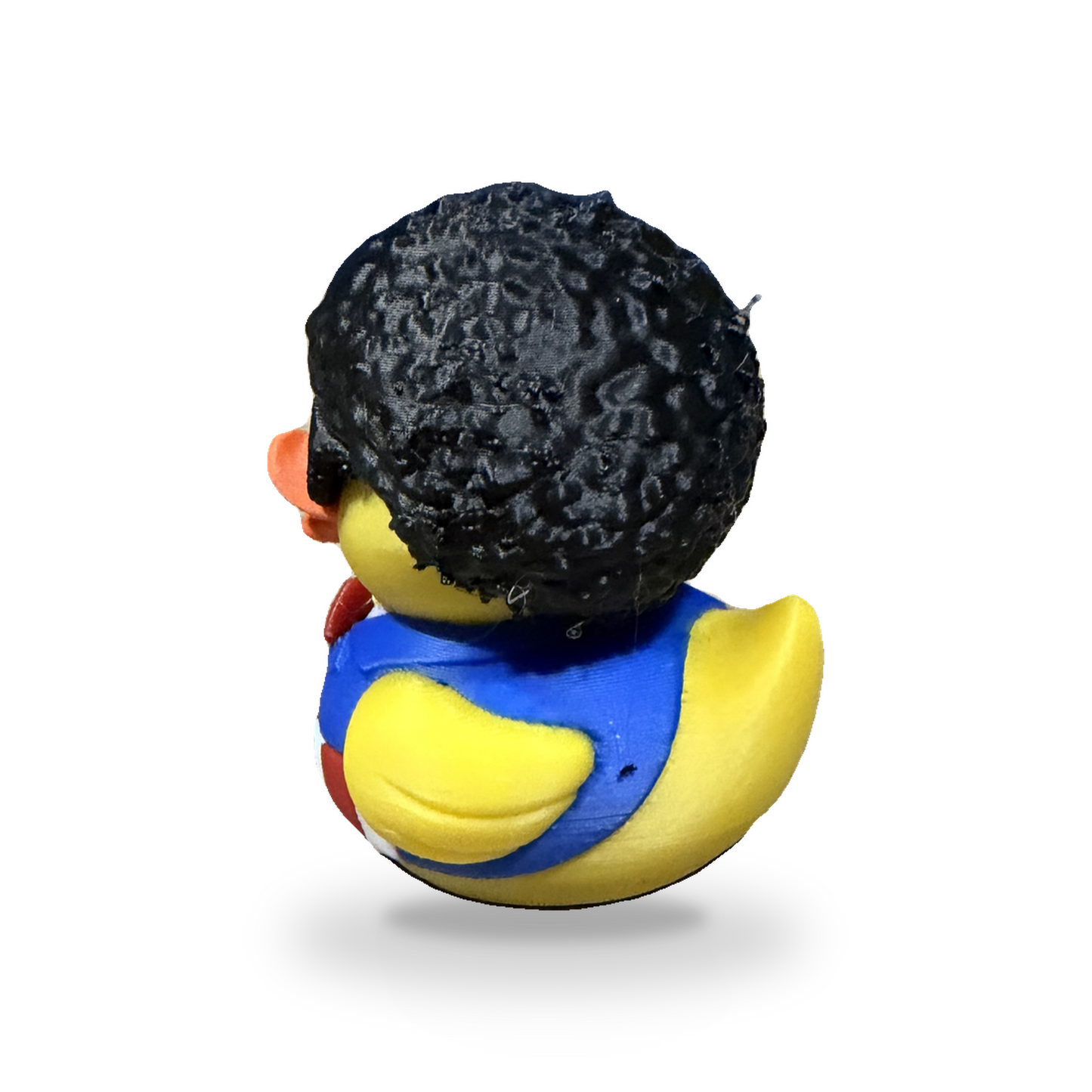 Afro American Patriot Duck - yellow 3D Printed Collectible Desk Decor Gift 3D-Printed Duck - Jeep Accessory - Rubber Duck - Great for ducking