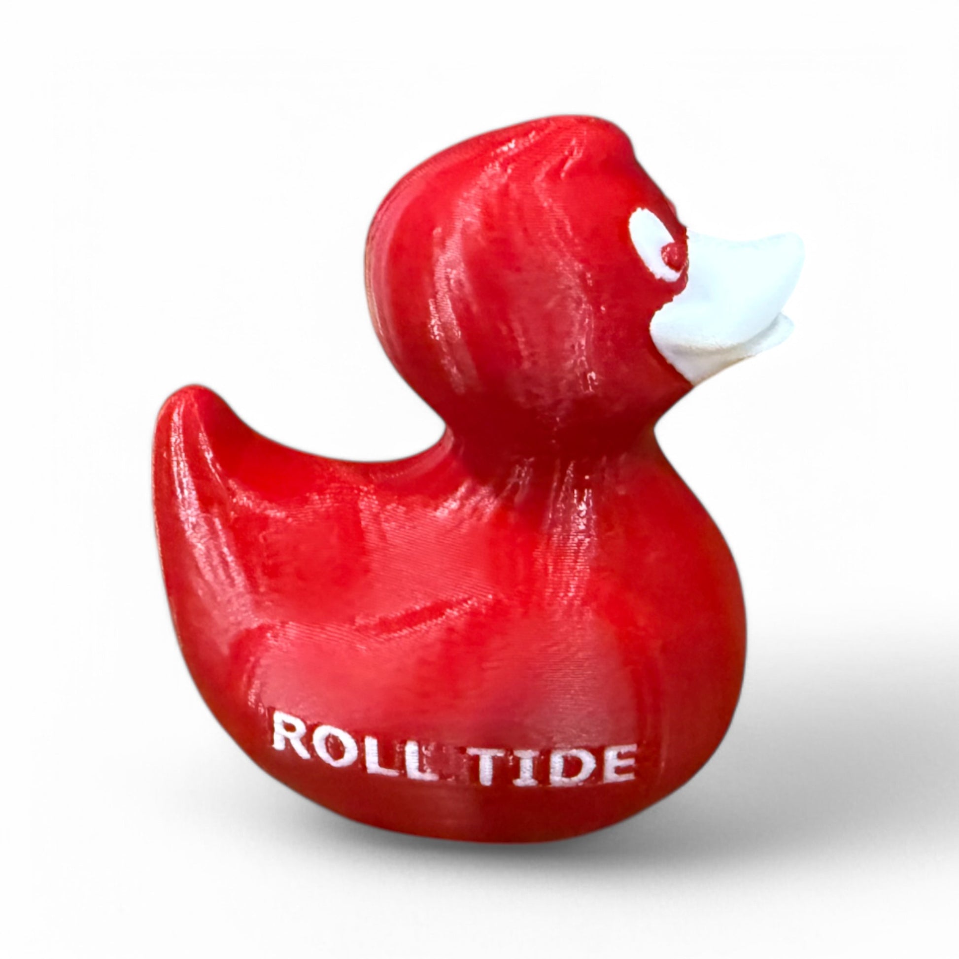 Alabama Crimson Tide Duck – The Only Officially Licensed Alabama Duck 3D-Printed Duck - Jeep Accessory - Rubber Duck - Great for ducking