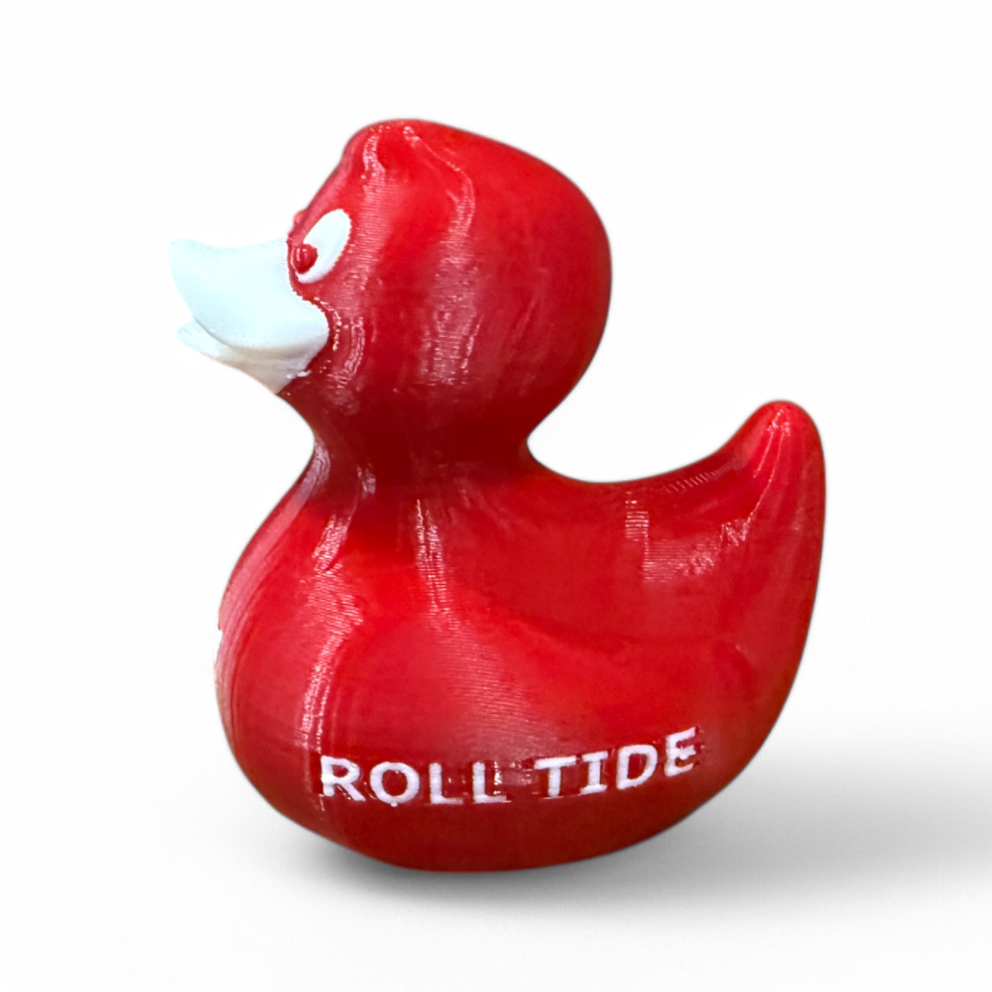 Alabama Crimson Tide Duck – The Only Officially Licensed Alabama Duck 3D-Printed Duck - Jeep Accessory - Rubber Duck - Great for ducking