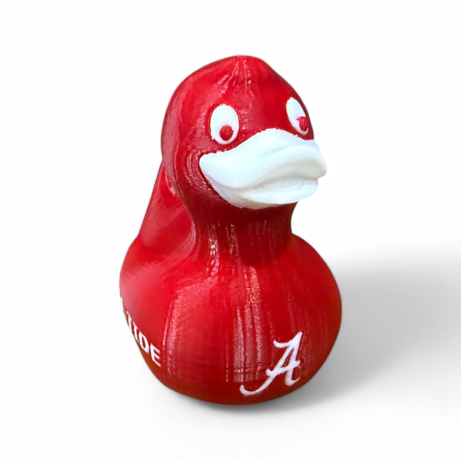 Alabama Crimson Tide Duck – The Only Officially Licensed Alabama Duck 3D-Printed Duck - Jeep Accessory - Rubber Duck - Great for ducking