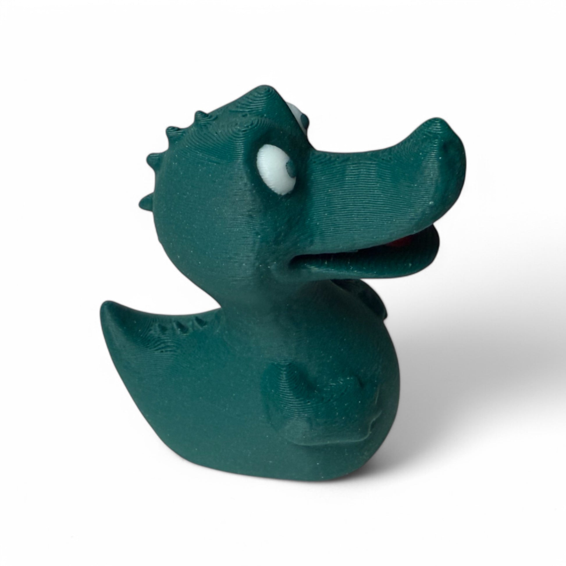 Alligator Duck - Swamp-Ready Gator 3D-Printed Duck - Jeep Accessory - Rubber Duck - Great for ducking