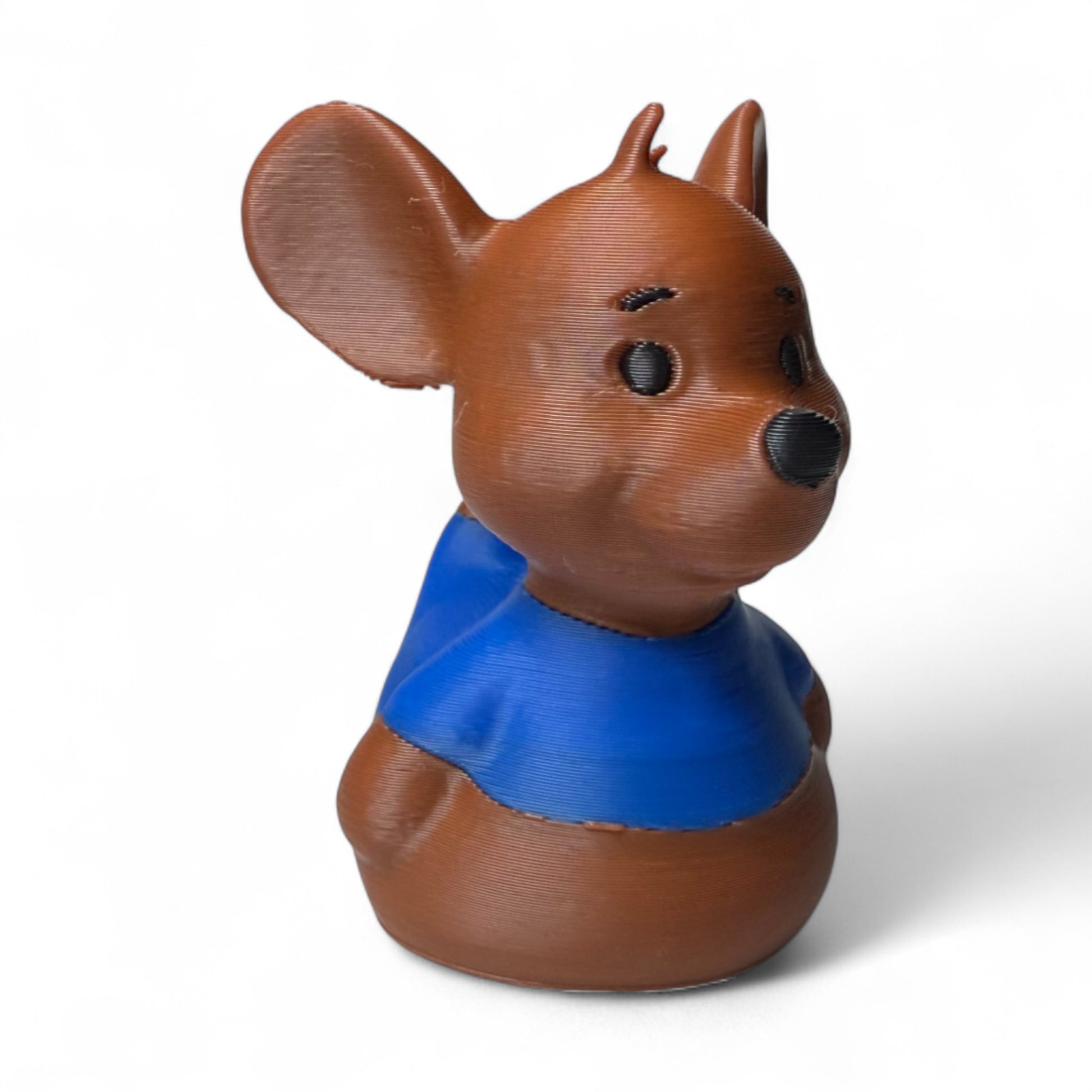 Baby Kangaroo Duck – Pouch-Sized Cuteness in a Blue Tee 3D-Printed Duck - Jeep Accessory - Rubber Duck - Great for ducking