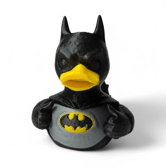 Bat Hero Duck – 3D-Printed Duck Collectible with Mask, Cape & Vigilante Vibes 3D-Printed Duck - Jeep Accessory - Rubber Duck - Great for ducking
