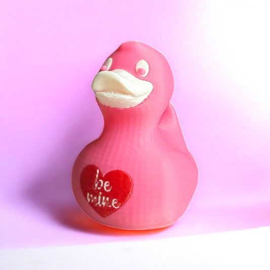 Be Mine Valentine Duck 3D-Printed Duck - Jeep Accessory - Rubber Duck - Great for ducking