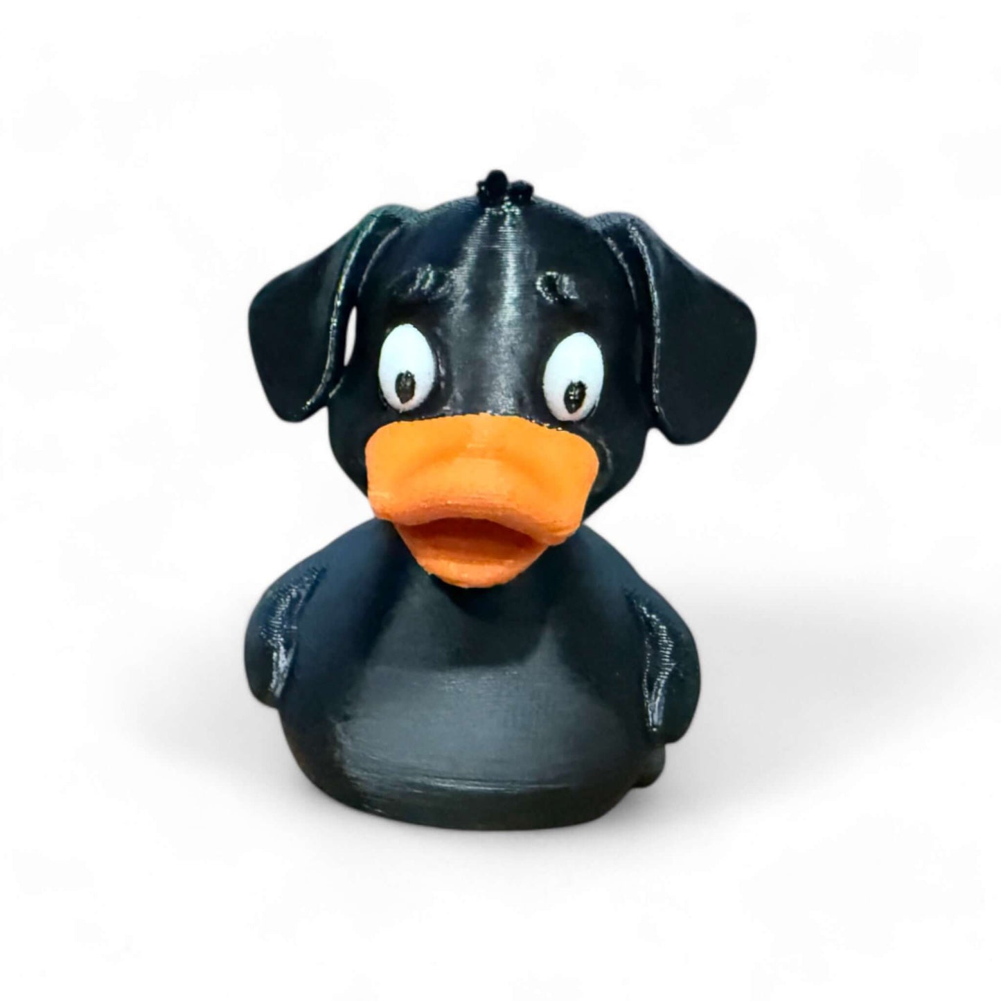 Bentley The Black Lab Duck 3D-Printed Duck - Jeep Accessory - Rubber Duck - Great for ducking