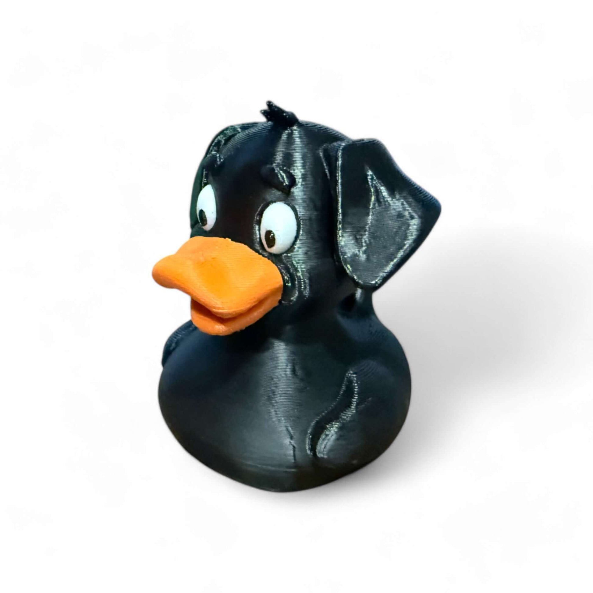 Bentley The Black Lab Duck 3D-Printed Duck - Jeep Accessory - Rubber Duck - Great for ducking
