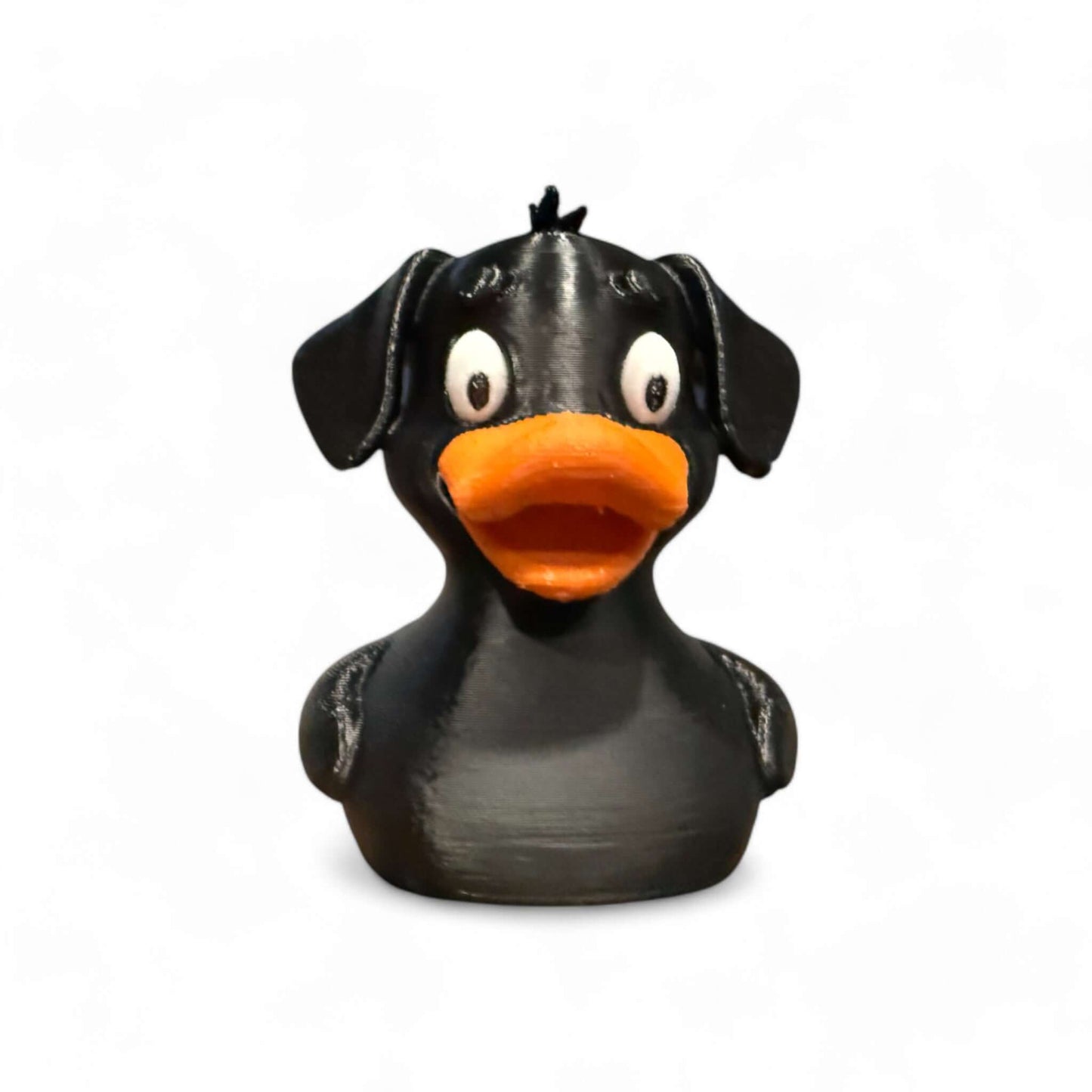 Bentley The Black Lab Duck 3D-Printed Duck - Jeep Accessory - Rubber Duck - Great for ducking