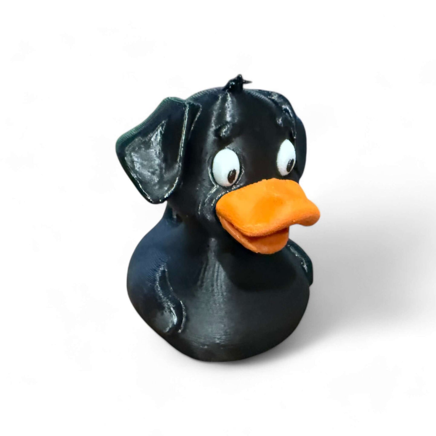 Bentley The Black Lab Duck 3D-Printed Duck - Jeep Accessory - Rubber Duck - Great for ducking