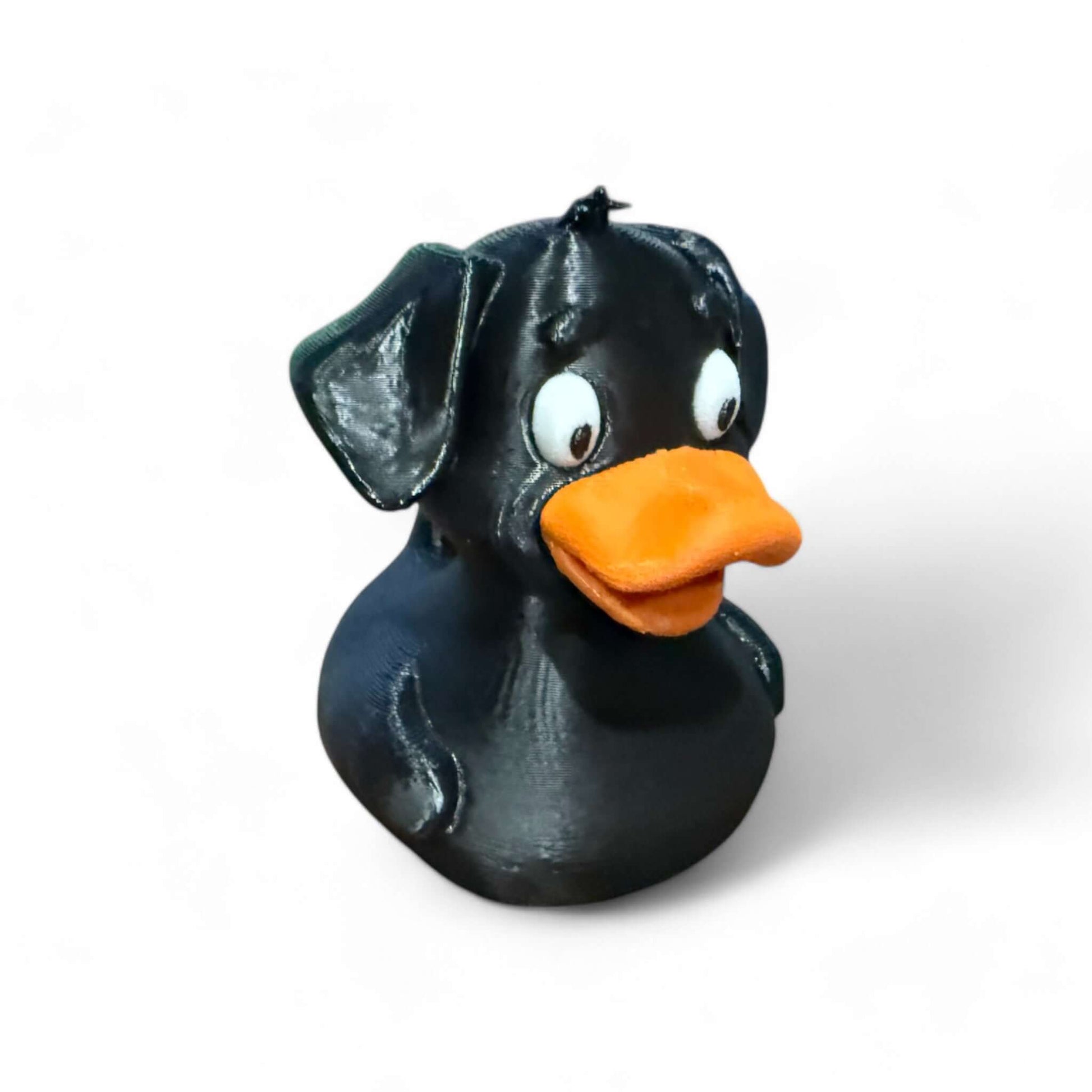 Bentley The Black Lab Duck 3D-Printed Duck - Jeep Accessory - Rubber Duck - Great for ducking