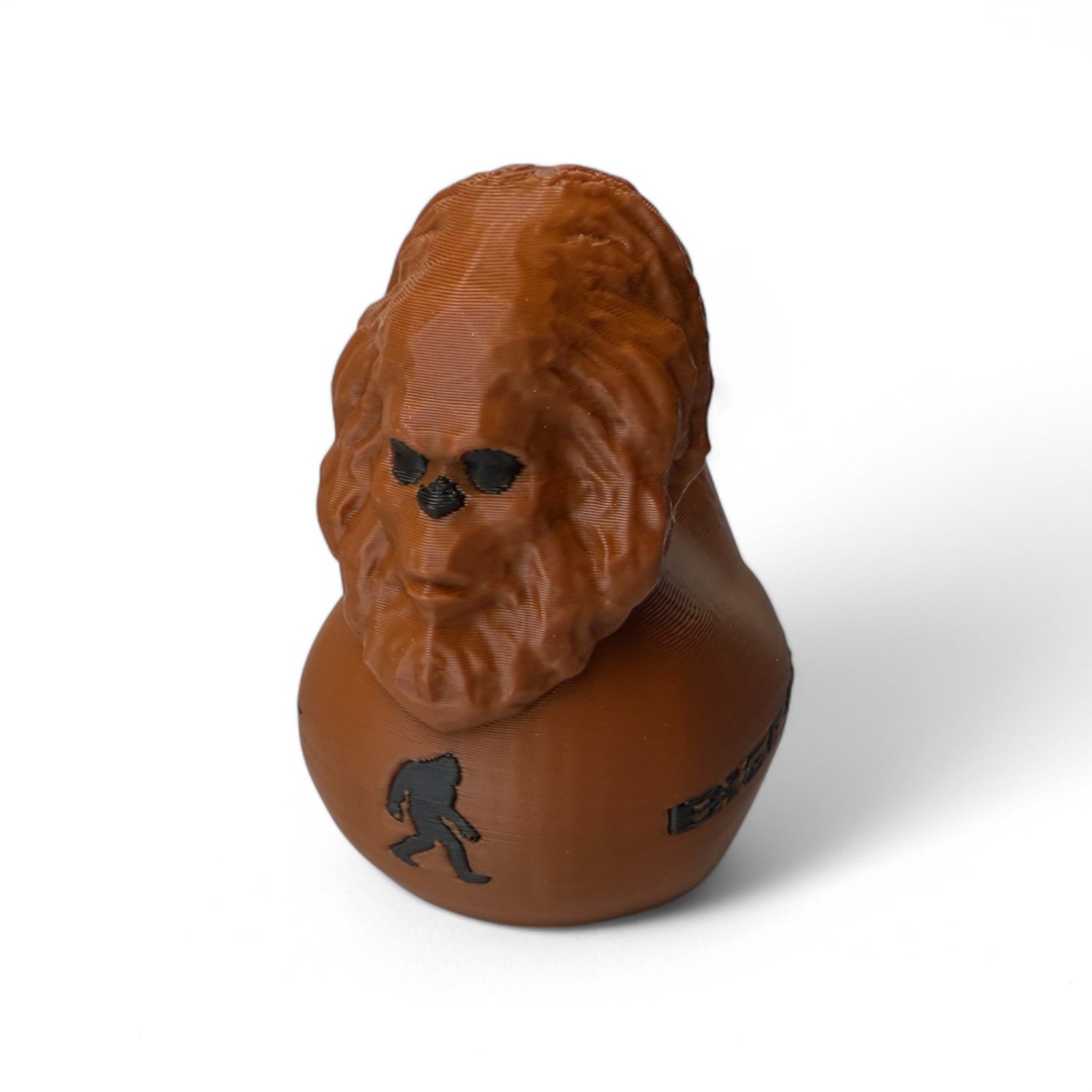 Bigfoot Duck – 3D-Printed Forest Duck with Sasquatch Style & Mystery Vibes 3D-Printed Duck - Jeep Accessory - Rubber Duck - Great for ducking