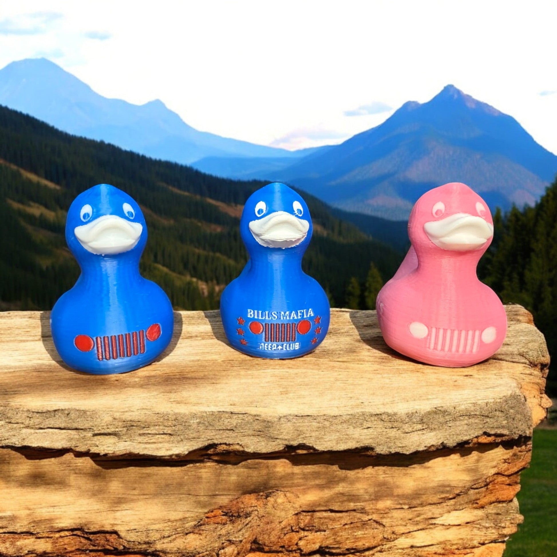 Bills Mafia Jeep Club Duck 3D-Printed Duck - Jeep Accessory - Rubber Duck - Great for ducking
