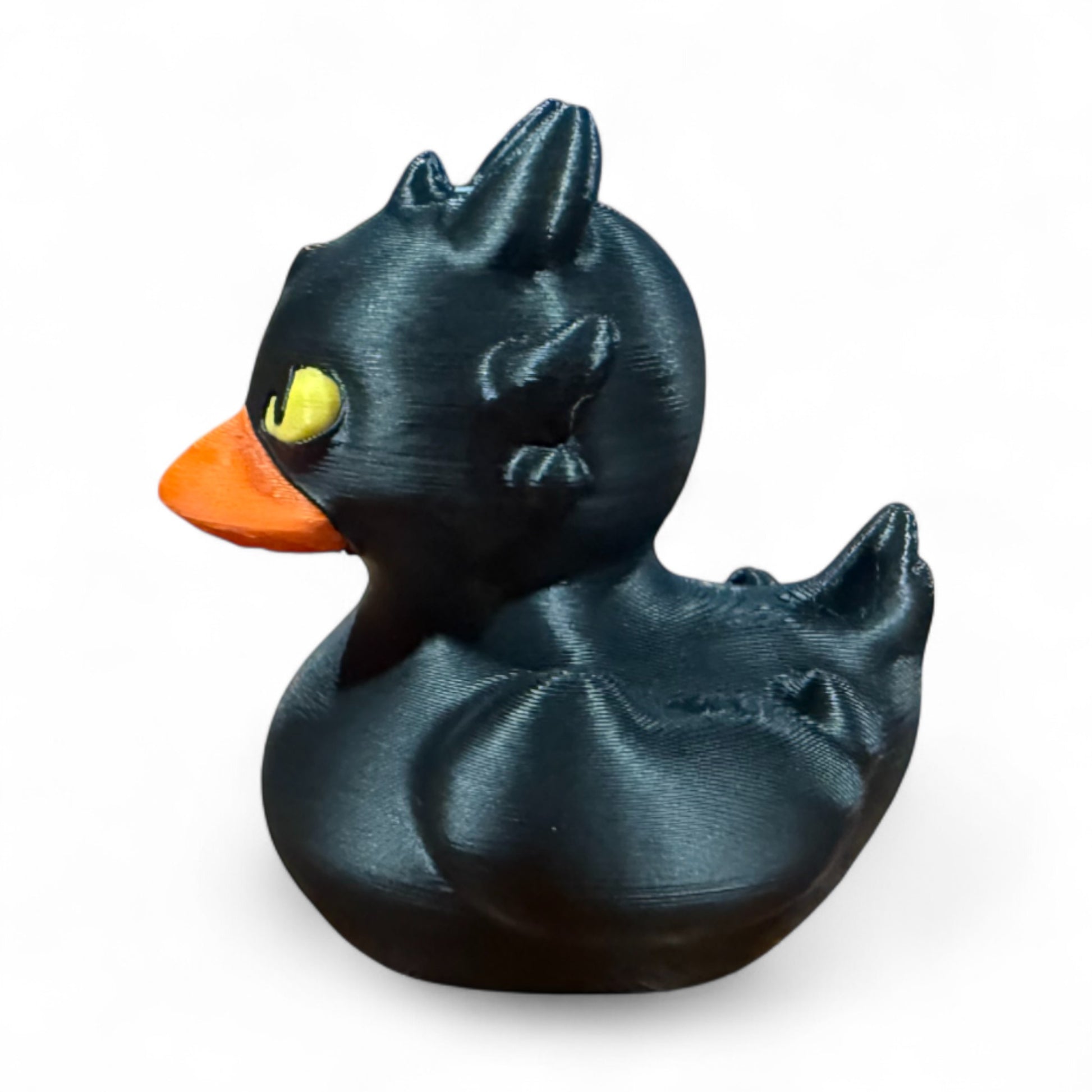 Black Dragon Duck – Fierce Fantasy Duck for Jeep Dashboards & Collectors 3D-Printed Duck - Jeep Accessory - Rubber Duck - Great for ducking