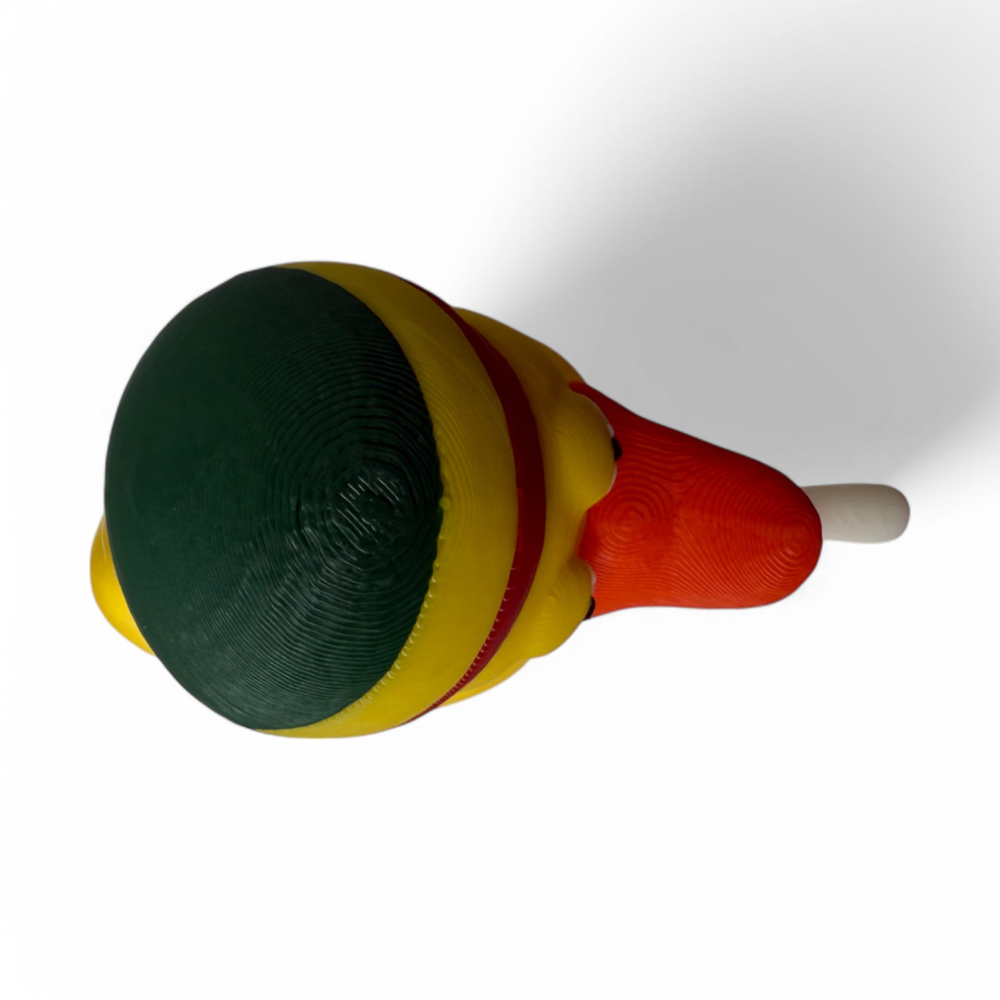 Blazing 420 Duck – 3D-Printed Chill Duck Collectible with Rasta Vibes & Relaxed Style 3D-Printed Duck - Jeep Accessory - Rubber Duck - Great for ducking