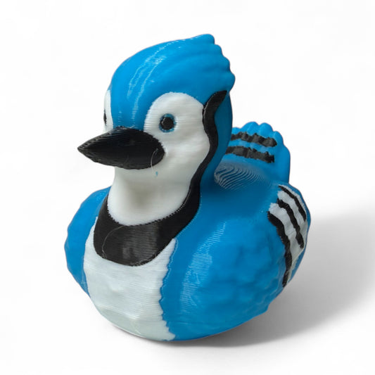 Blue Jay Duck – Bird-Inspired Dashboard Buddy and Nature Gift for Jeep Lovers 3D-Printed Duck - Jeep Accessory - Rubber Duck - Great for ducking