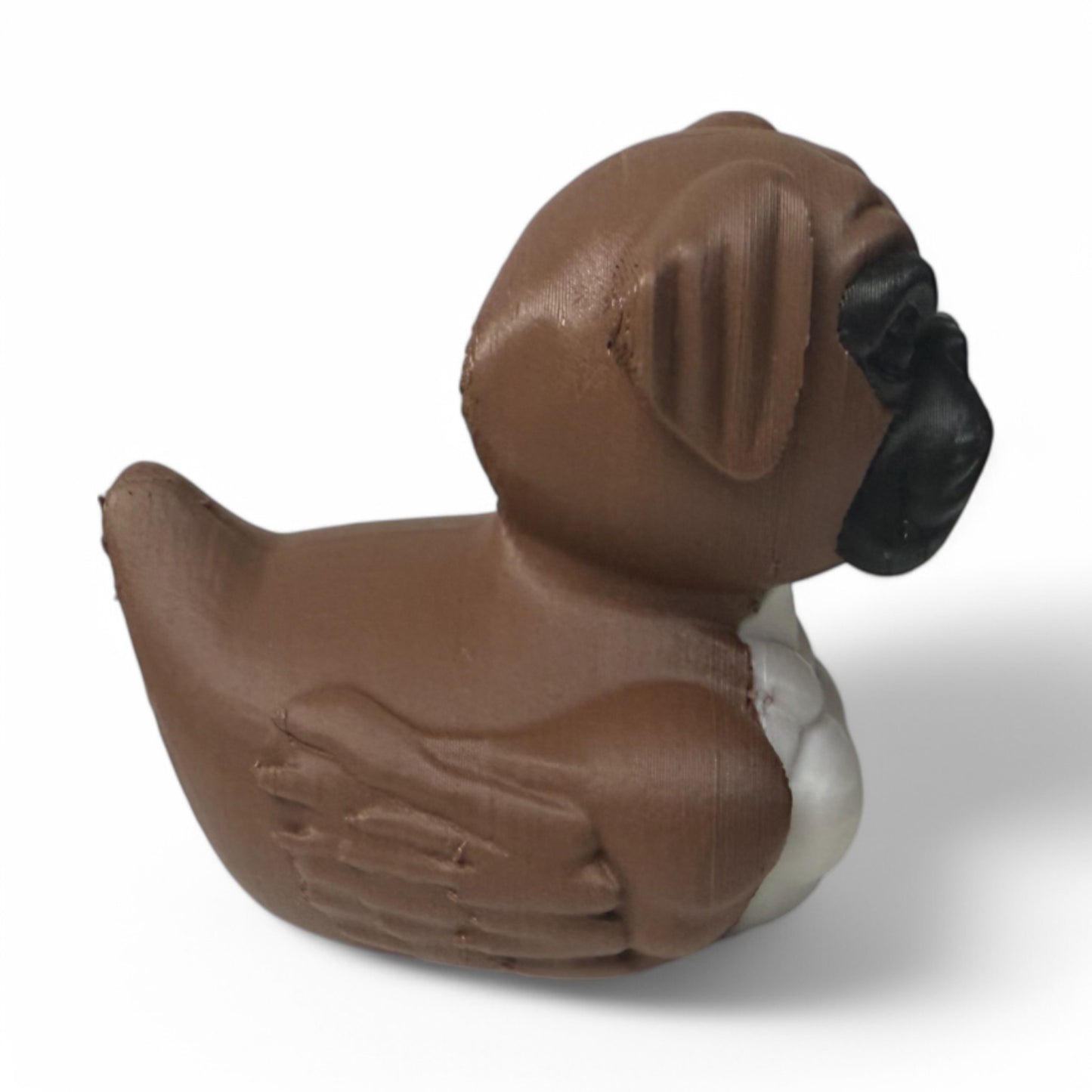 Boxer Duck – 3D-Printed Loyal & Playful Dog Duck Collectible 3D-Printed Duck - Jeep Accessory - Rubber Duck - Great for ducking