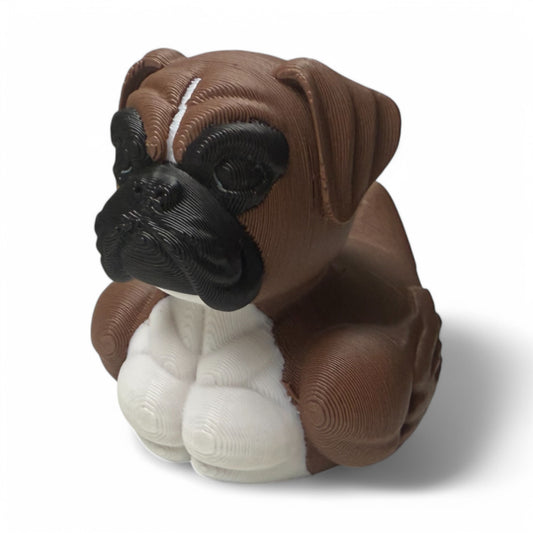 Boxer Duck – 3D-Printed Loyal & Playful Dog Duck Collectible 3D-Printed Duck - Jeep Accessory - Rubber Duck - Great for ducking