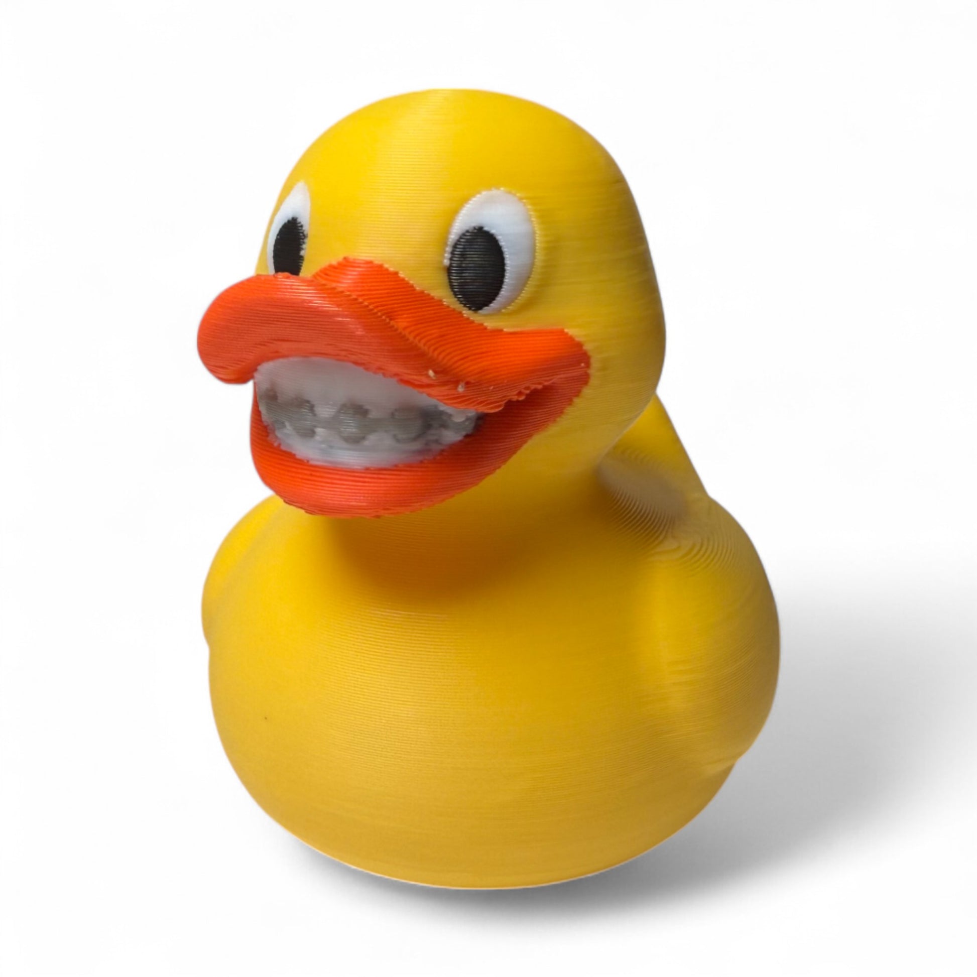 Braces Duck – A Smile-Filled Duck for Orthodontists, Kids & Dental Fans 3D-Printed Duck - Jeep Accessory - Rubber Duck - Great for ducking