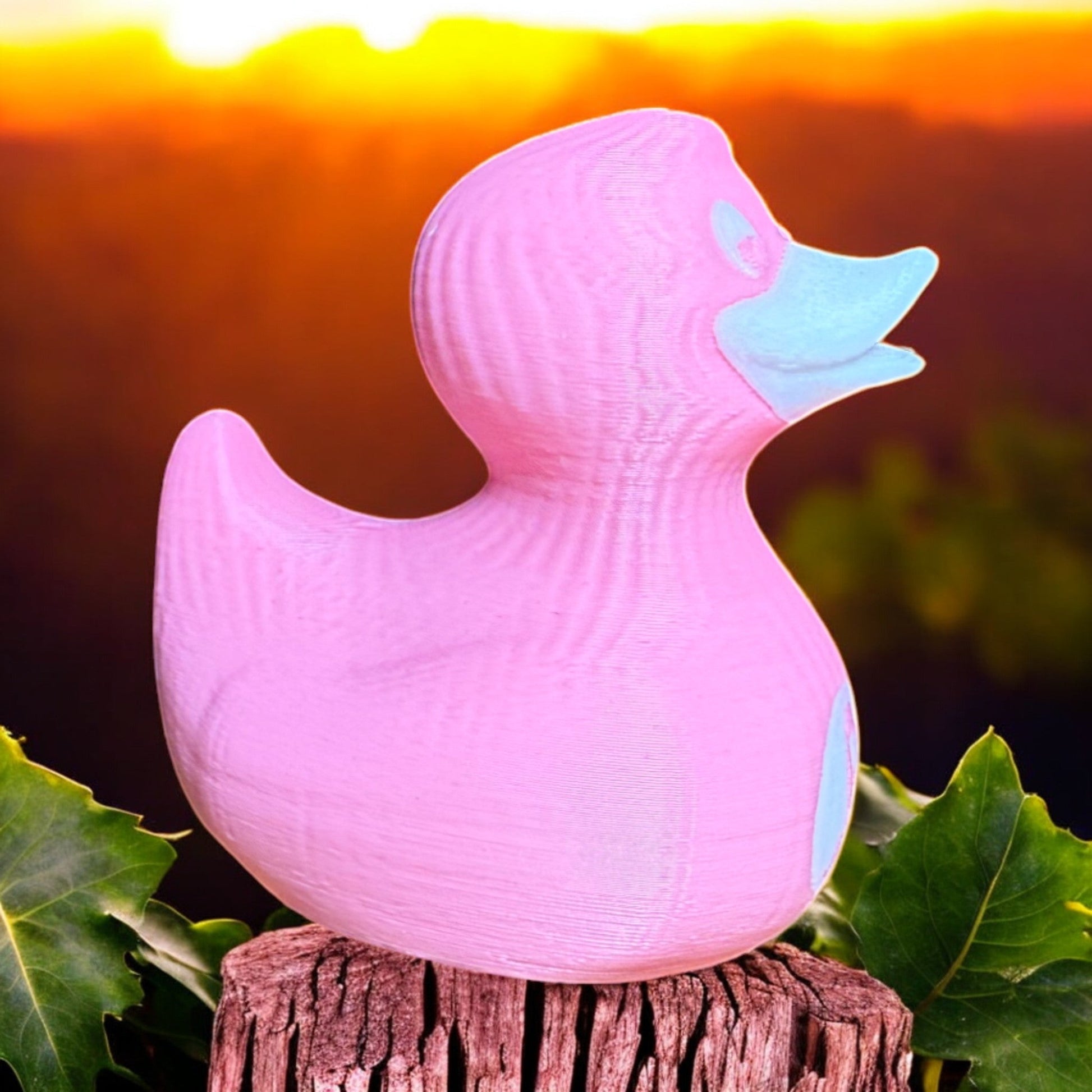 Breast Cancer Awareness Duck 3D-Printed Duck - Jeep Accessory - Rubber Duck - Great for ducking
