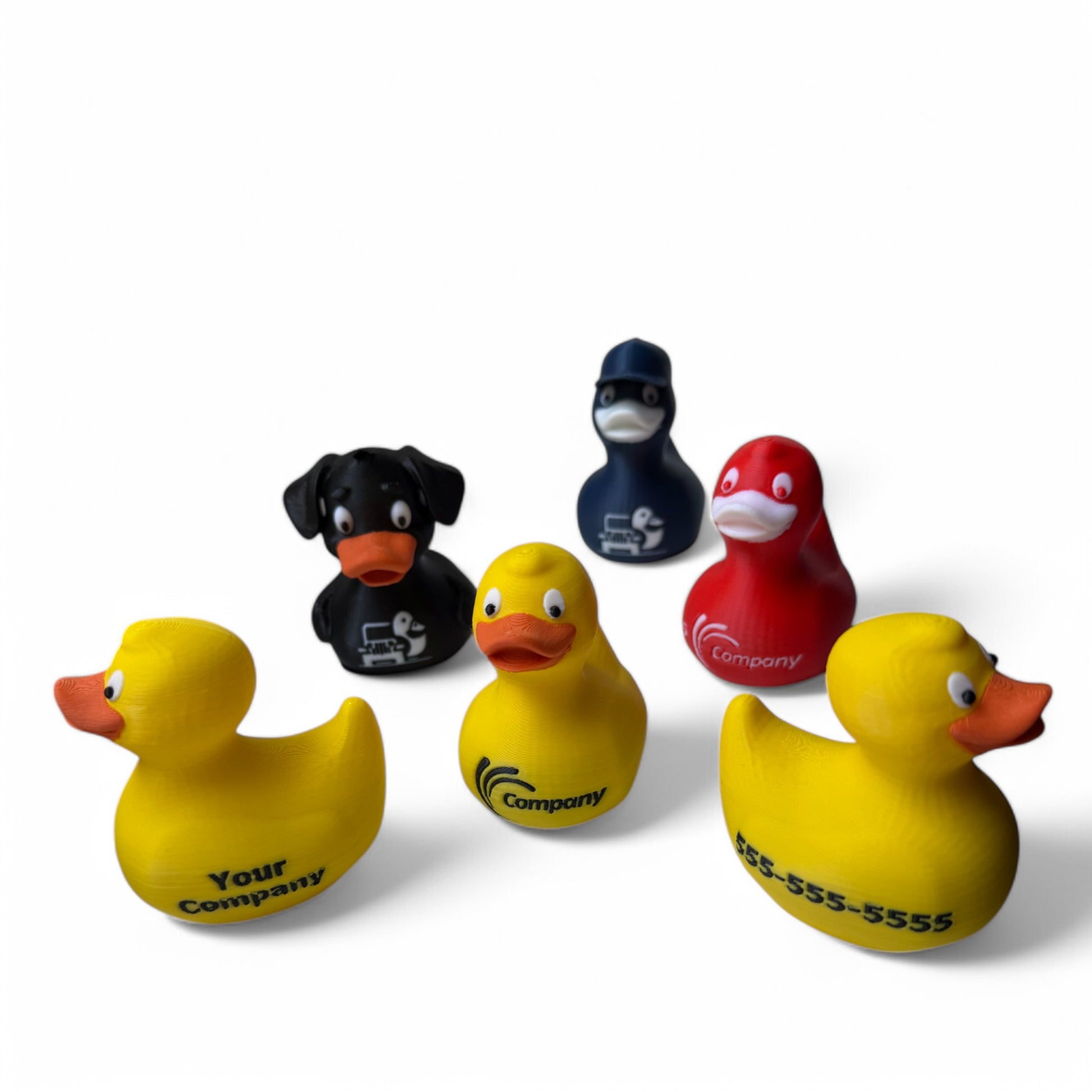 Bulk Custom Business Ducks - Personalized Ducks for Branding and Promotions 3D-Printed Duck - Jeep Accessory - Rubber Duck - Great for ducking
