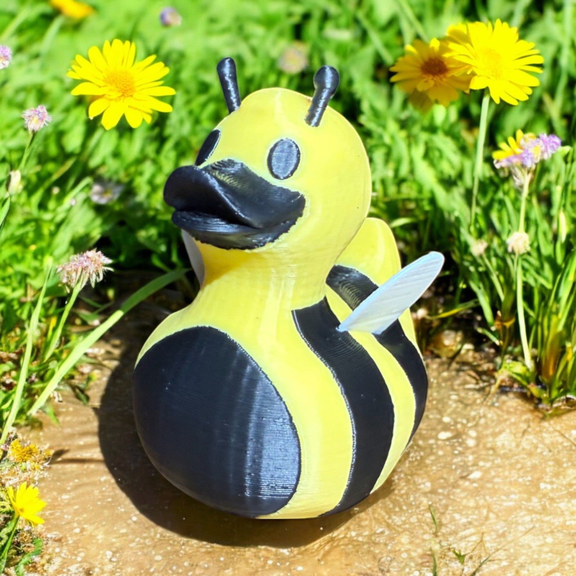 Bumblebee Duck 3D-Printed Duck - Jeep Accessory - Rubber Duck - Great for ducking