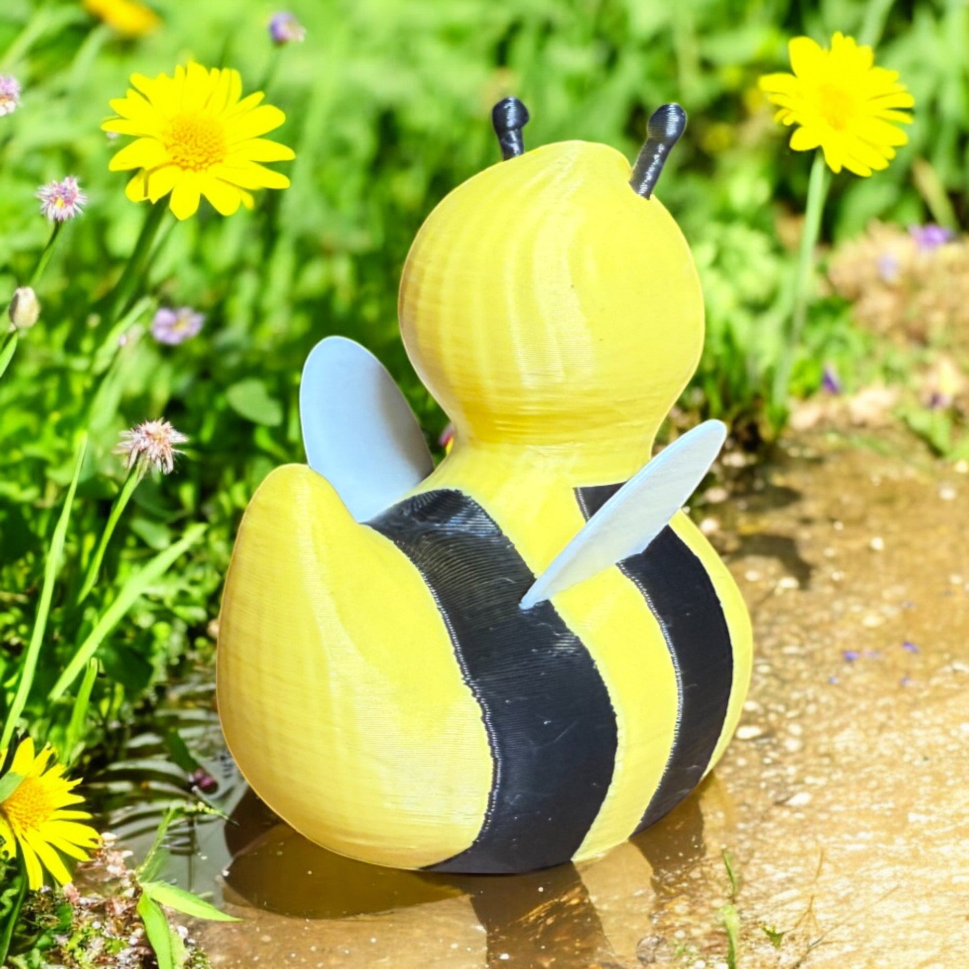 Bumblebee Duck 3D-Printed Duck - Jeep Accessory - Rubber Duck - Great for ducking
