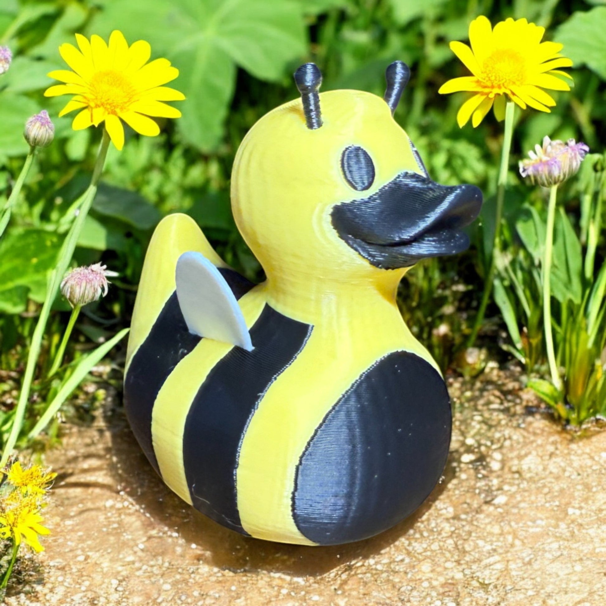 Bumblebee Duck 3D-Printed Duck - Jeep Accessory - Rubber Duck - Great for ducking