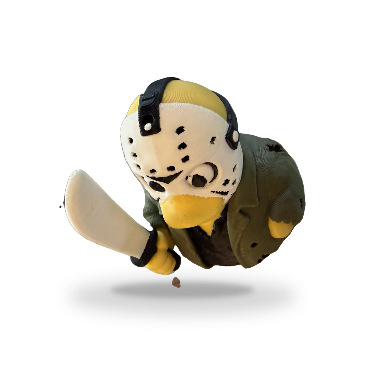 Camp Slasher Duck - 3D Printed Collectible Desk and Dashboard Decor Gift 3D-Printed Duck - Jeep Accessory - Rubber Duck - Great for ducking
