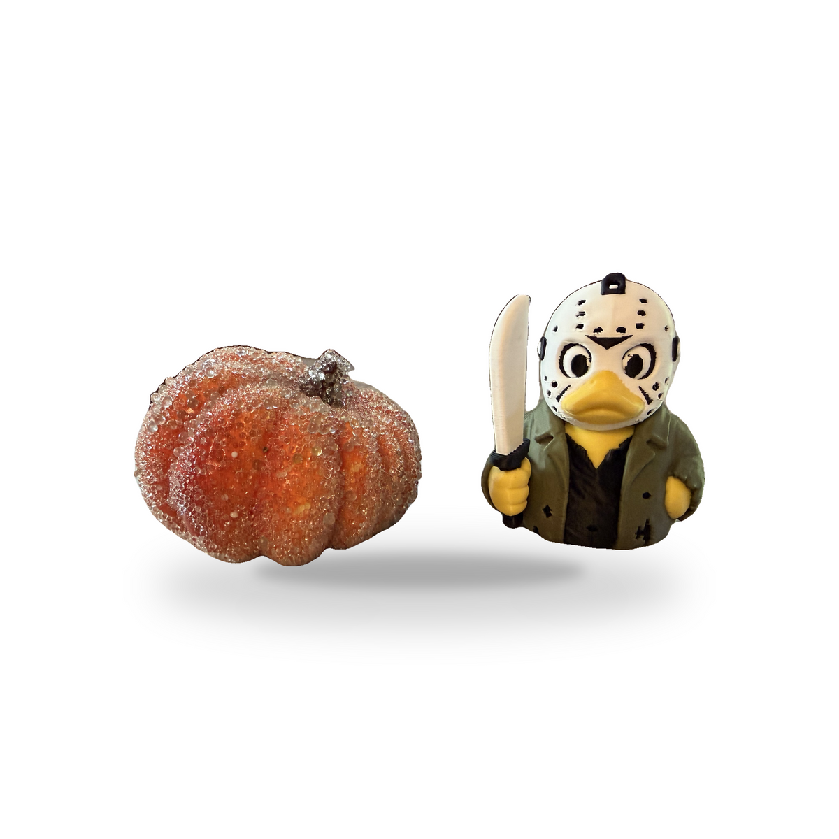 Camp Slasher Duck - 3D Printed Collectible Desk and Dashboard Decor Gift 3D-Printed Duck - Jeep Accessory - Rubber Duck - Great for ducking