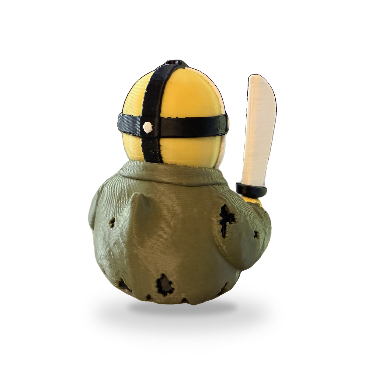 Camp Slasher Duck - 3D Printed Collectible Desk and Dashboard Decor Gift 3D-Printed Duck - Jeep Accessory - Rubber Duck - Great for ducking