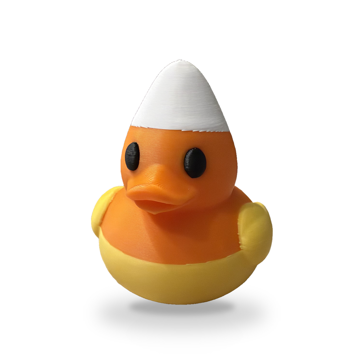 Candy Corn Quacker Duck - 3D Printed Collectible Desk and Dashboard Decor Gift 3D-Printed Duck - Jeep Accessory - Rubber Duck - Great for ducking