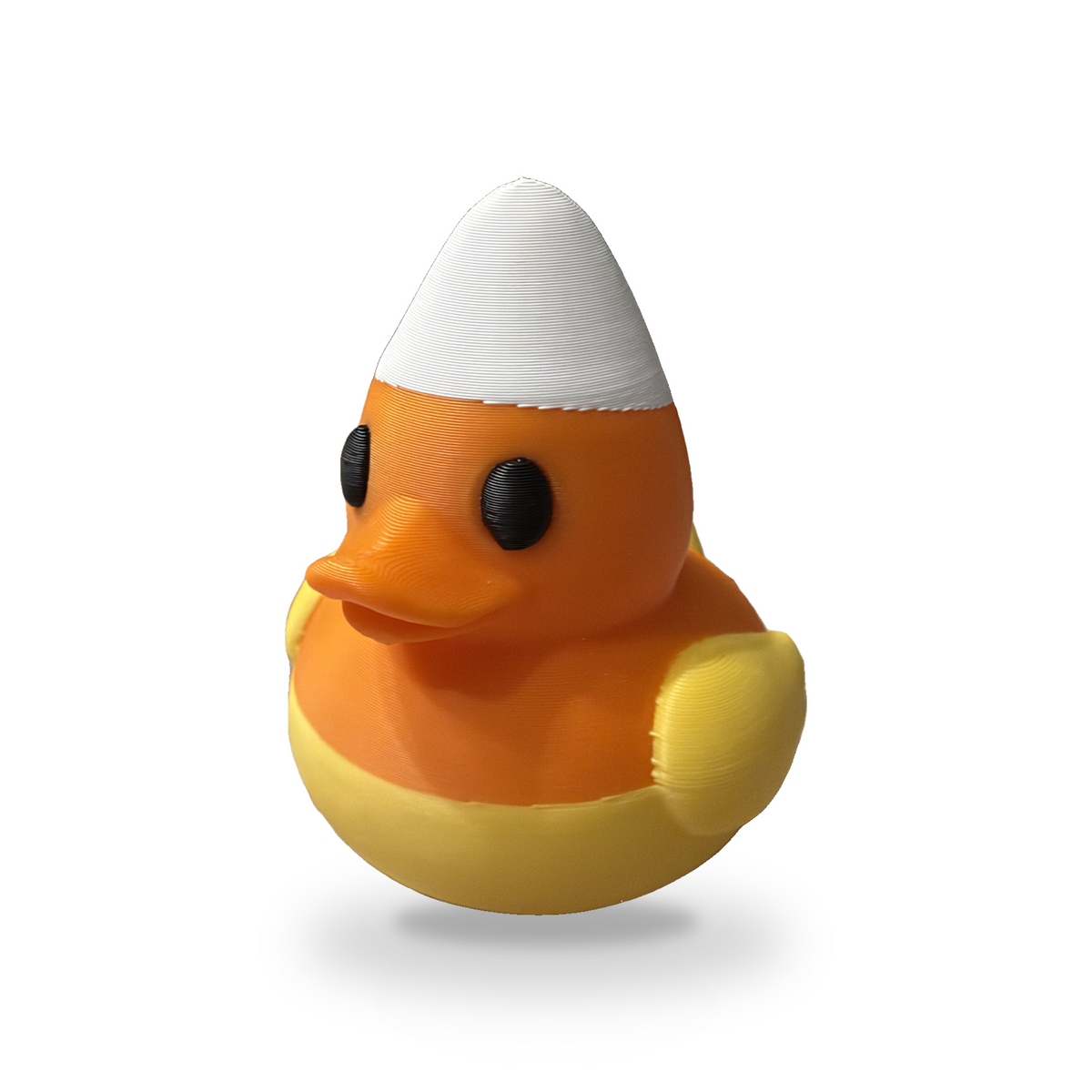 Candy Corn Quacker Duck - 3D Printed Collectible Desk and Dashboard Decor Gift 3D-Printed Duck - Jeep Accessory - Rubber Duck - Great for ducking