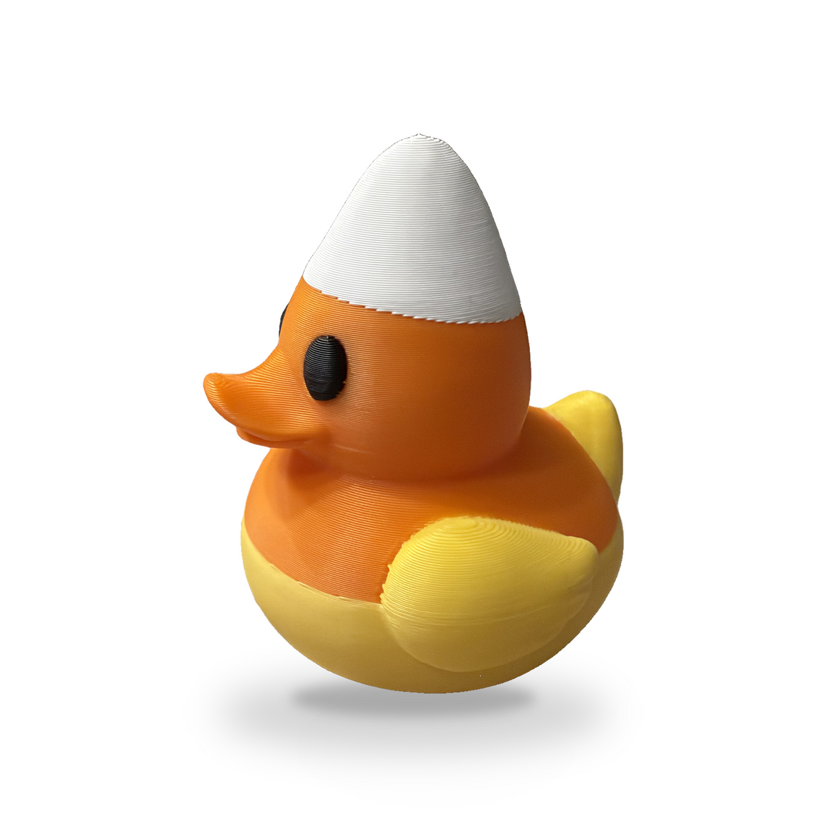 Candy Corn Quacker Duck - 3D Printed Collectible Desk and Dashboard Decor Gift 3D-Printed Duck - Jeep Accessory - Rubber Duck - Great for ducking