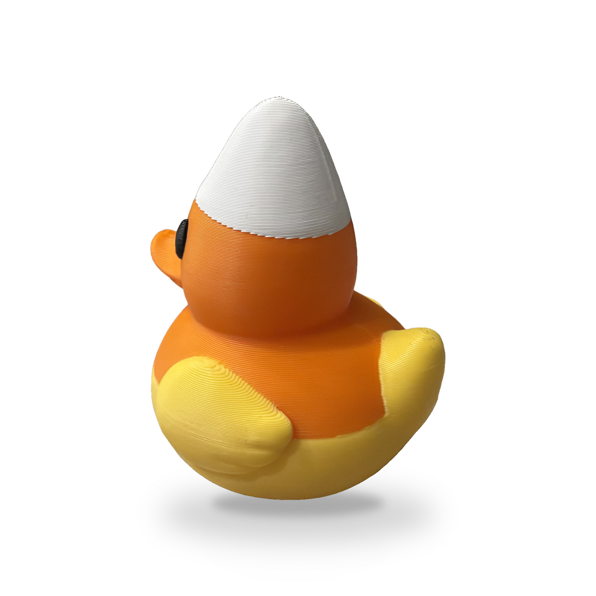Candy Corn Quacker Duck - 3D Printed Collectible Desk and Dashboard Decor Gift 3D-Printed Duck - Jeep Accessory - Rubber Duck - Great for ducking