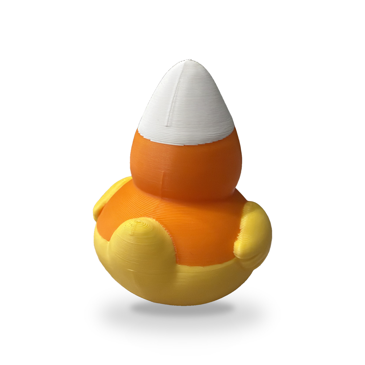 Candy Corn Quacker Duck - 3D Printed Collectible Desk and Dashboard Decor Gift 3D-Printed Duck - Jeep Accessory - Rubber Duck - Great for ducking