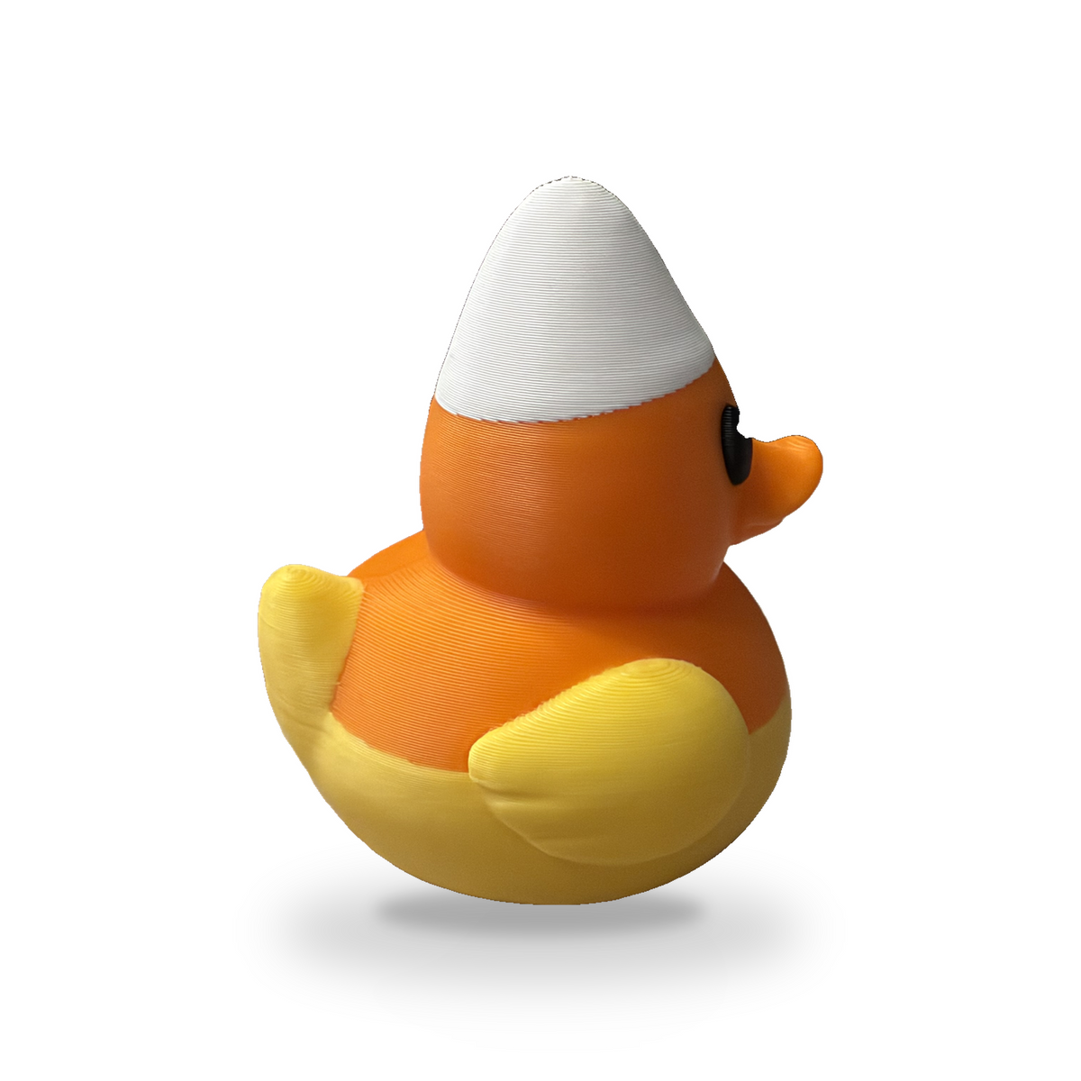 Candy Corn Quacker Duck - 3D Printed Collectible Desk and Dashboard Decor Gift 3D-Printed Duck - Jeep Accessory - Rubber Duck - Great for ducking