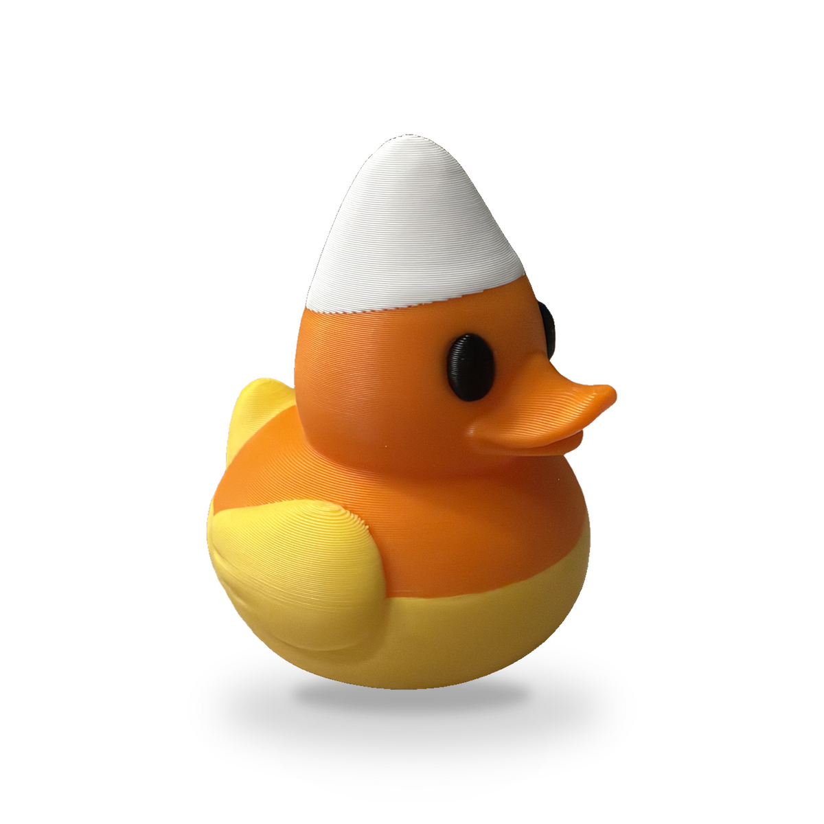 Candy Corn Quacker Duck - 3D Printed Collectible Desk and Dashboard Decor Gift 3D-Printed Duck - Jeep Accessory - Rubber Duck - Great for ducking
