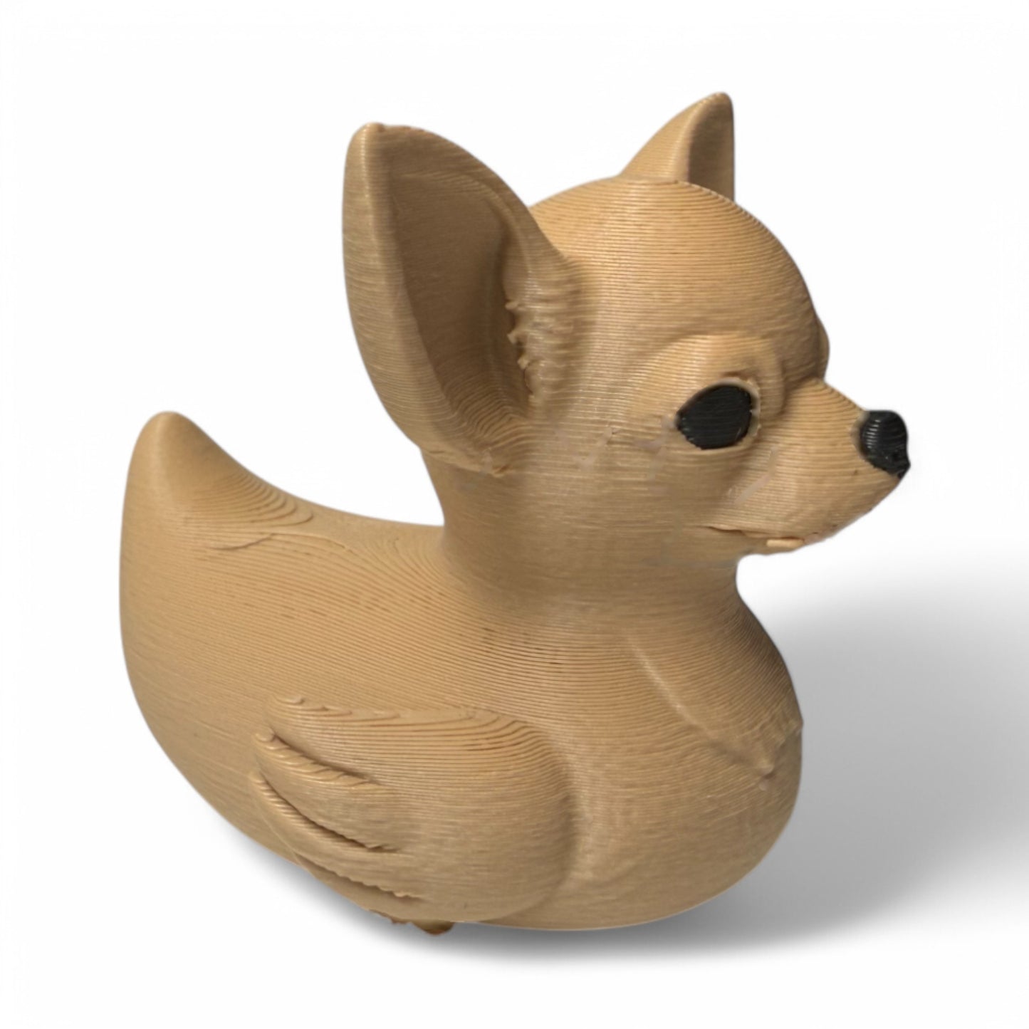 Chihuahua Duck – 3D-Printed Tiny & Sassy Pup-Duck Collectible 3D-Printed Duck - Jeep Accessory - Rubber Duck - Great for ducking