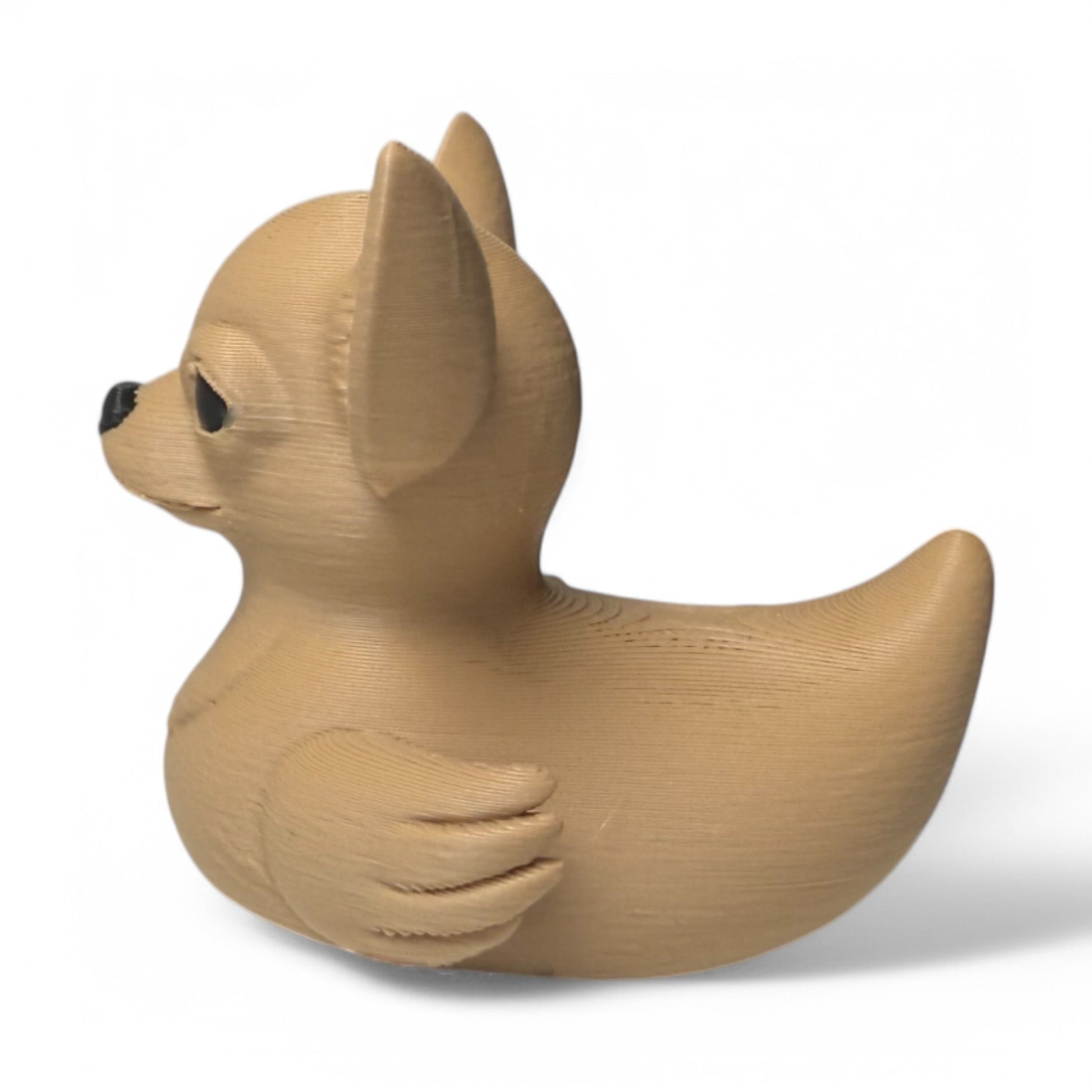 Chihuahua Duck – 3D-Printed Tiny & Sassy Pup-Duck Collectible 3D-Printed Duck - Jeep Accessory - Rubber Duck - Great for ducking
