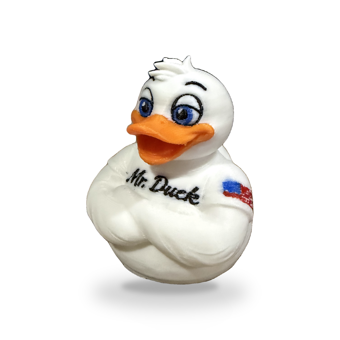 Cleaning Duck Figurine - 3D Printed Collectible Desk and Dashboard Decor Gift 3D-Printed Duck - Jeep Accessory - Rubber Duck - Great for ducking