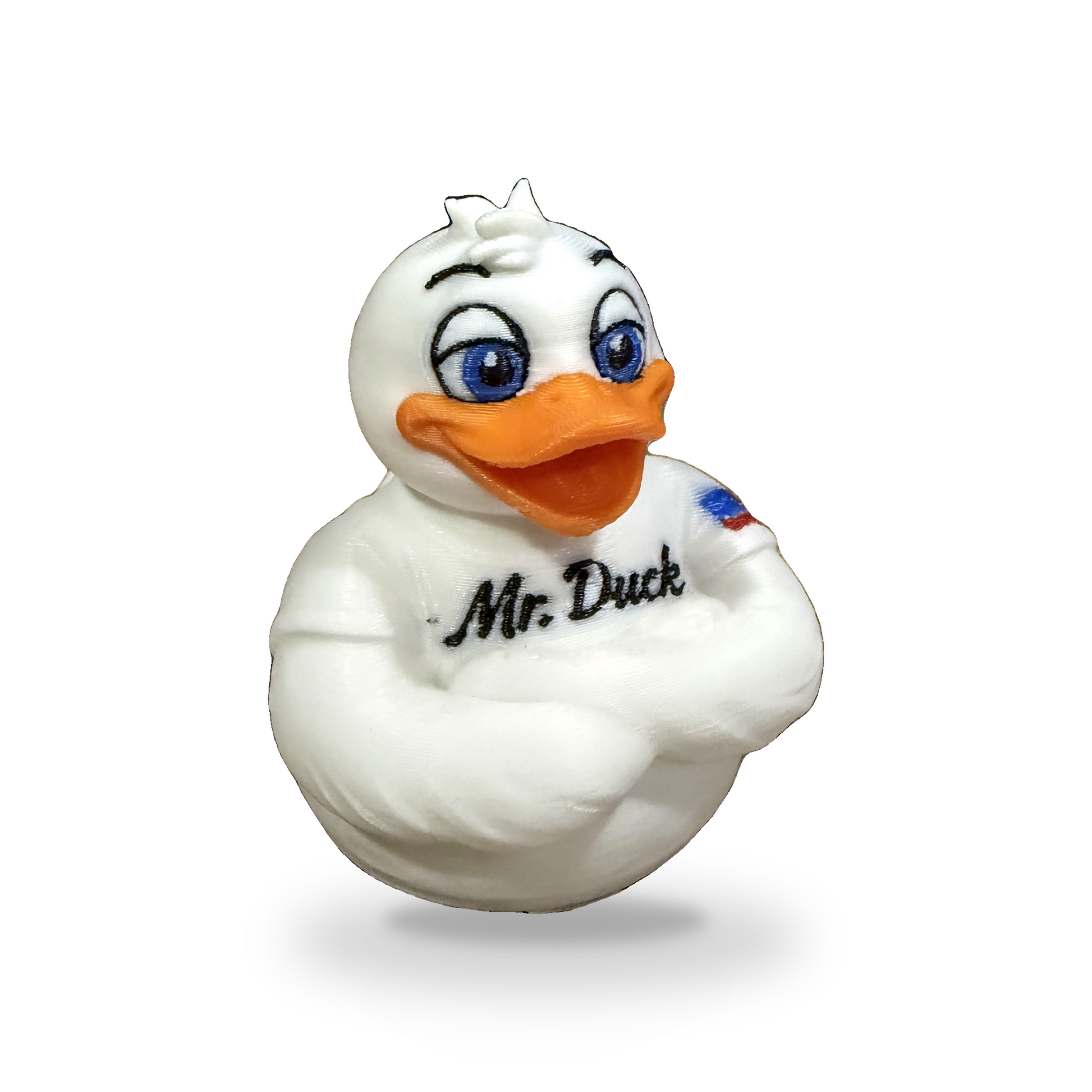 Cleaning Duck Figurine - 3D Printed Collectible Desk and Dashboard Decor Gift 3D-Printed Duck - Jeep Accessory - Rubber Duck - Great for ducking