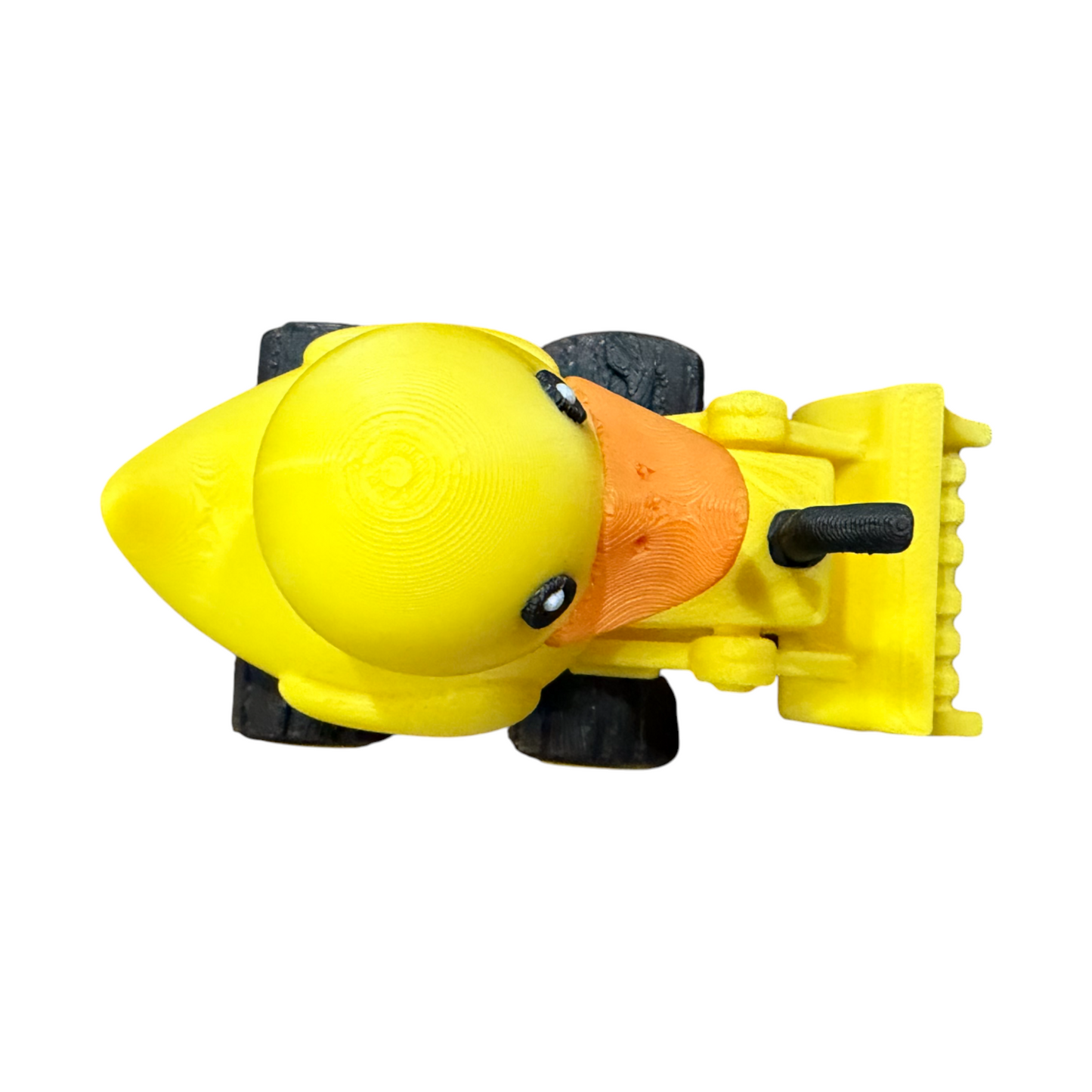 Construction Duck with Bulldozer – 3D Printed Worksite Duck Collectible 3D-Printed Duck - Jeep Accessory - Rubber Duck - Great for ducking